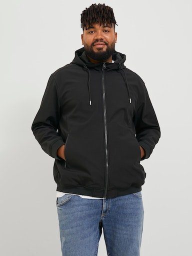Jack & Jones PlusSize Softshell-jack JJEBASIC SOFTSHELL HOOD NOOS PLS