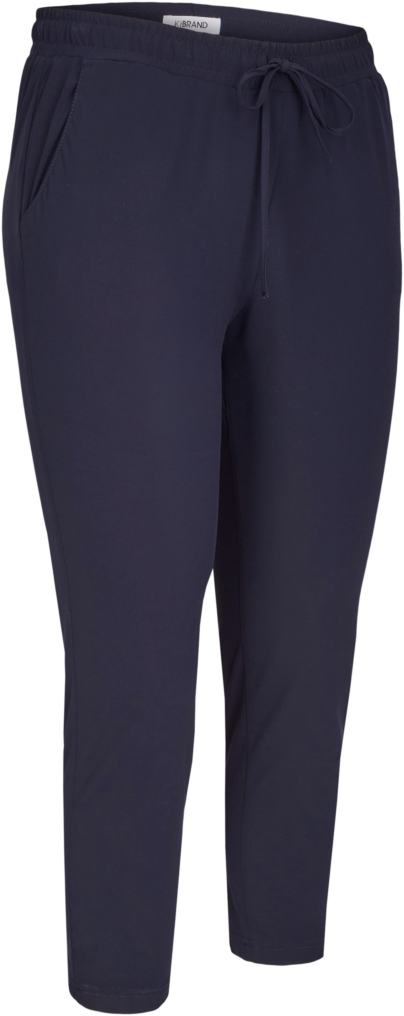 KjBRAND 7/8 broek Susie XS in grote maten dames broeken maat 46K (23) blauw
