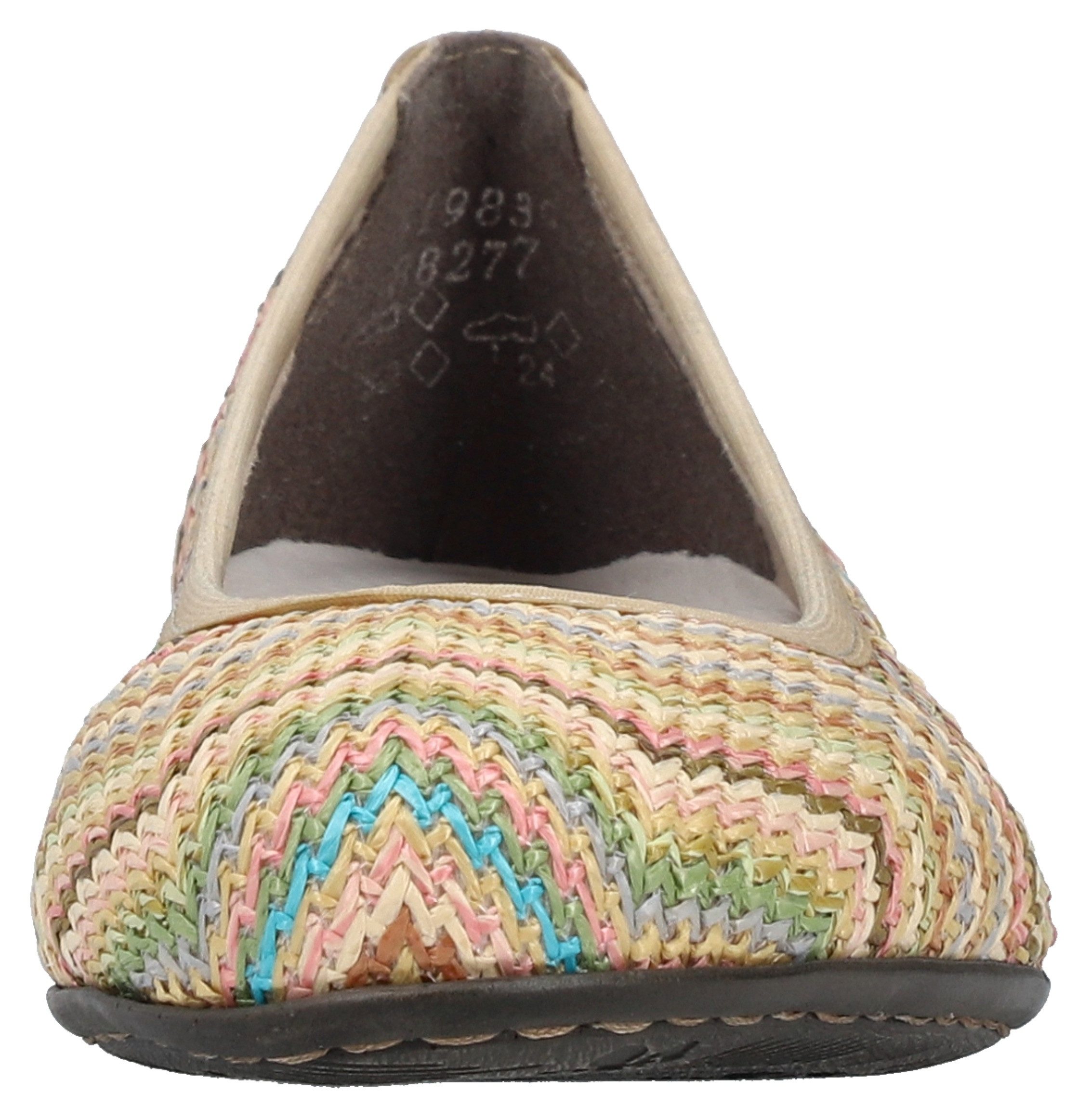 Rieker Ballerina's , slippers, instapschoen, pumps met zachte binnenzool