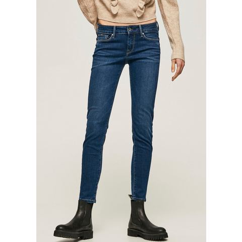 NU 20% KORTING: Pepe Jeans Skinny fit jeans SOHO in 5-pocketsstijl met 1-knoop en stretchaandeel