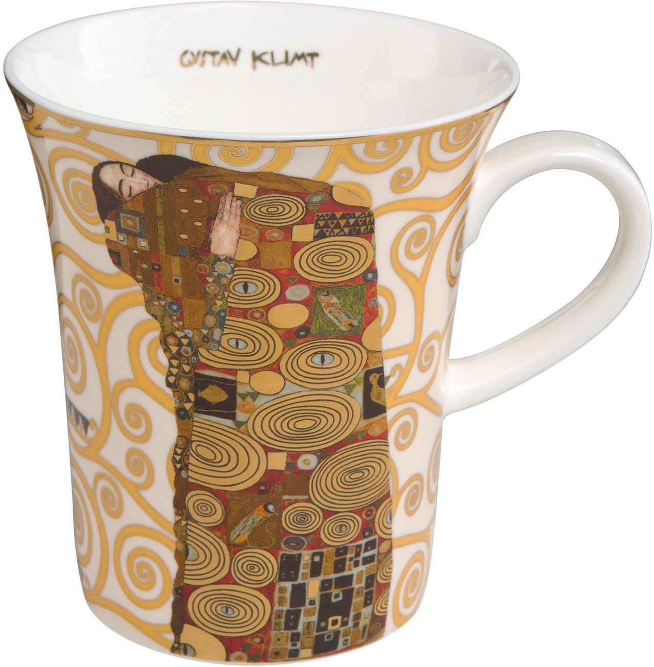Goebel Beker De vervulling door gustav klimt, gekleurd koffie & thee multicolor