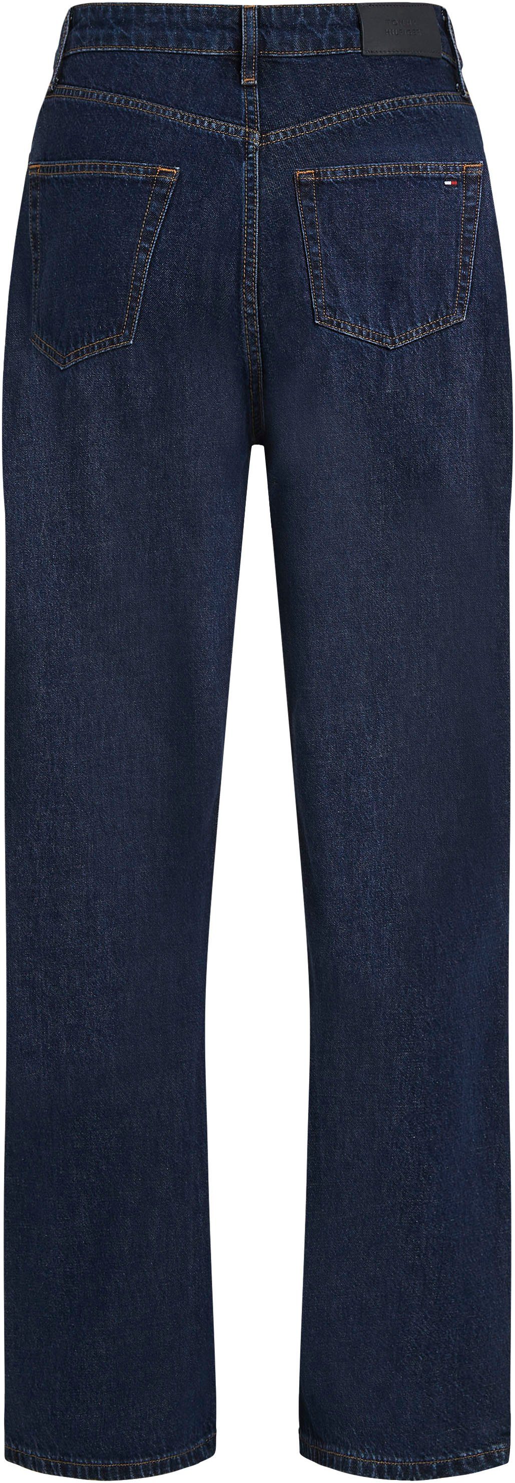 Tommy Hilfiger Loose fit jeans LOOSE STRAIGHT RW CLER met logo-badge