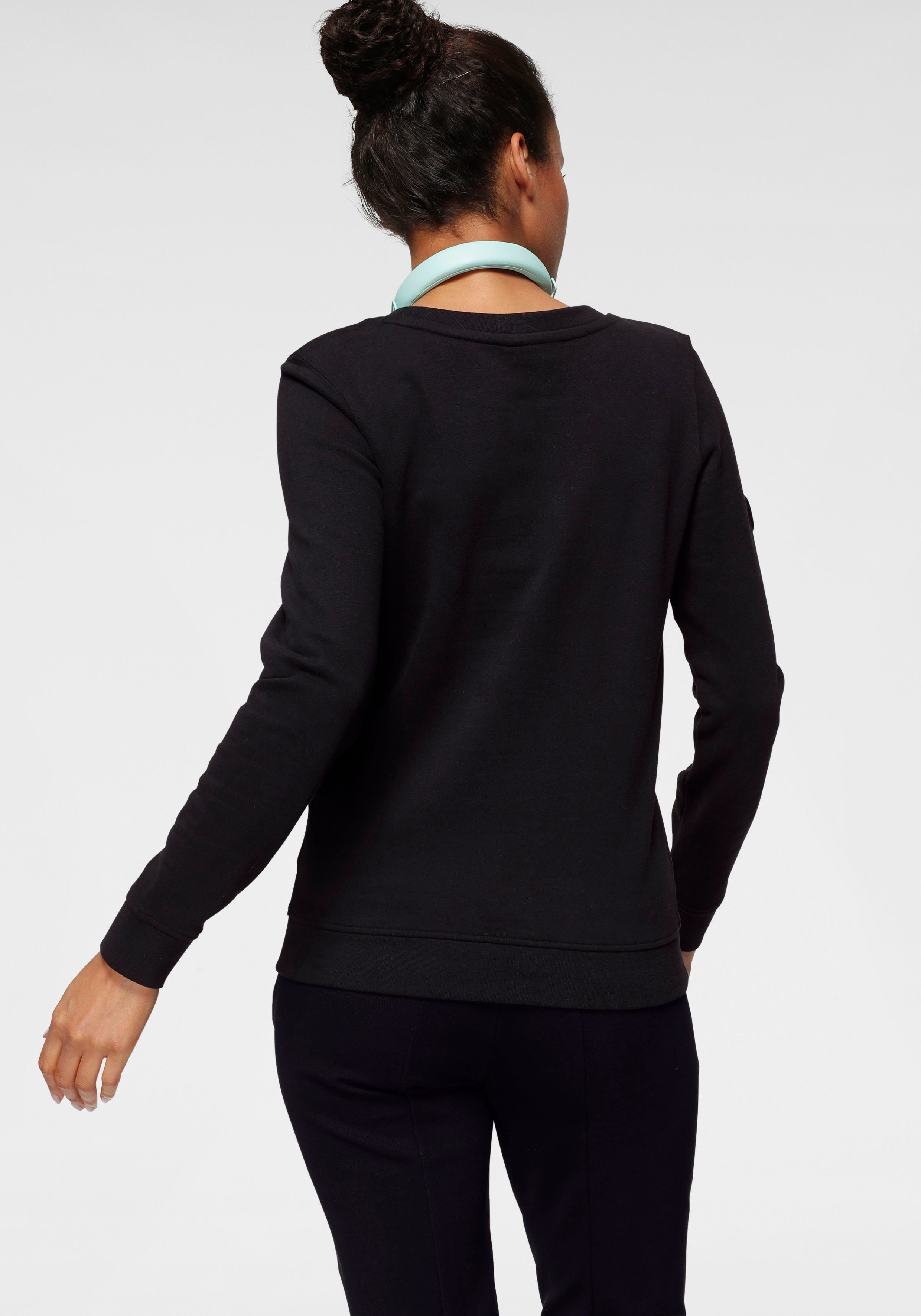 KangaROOS Sweatshirt Lange mouwen, figuurvolgende snit, effen, ronde hals