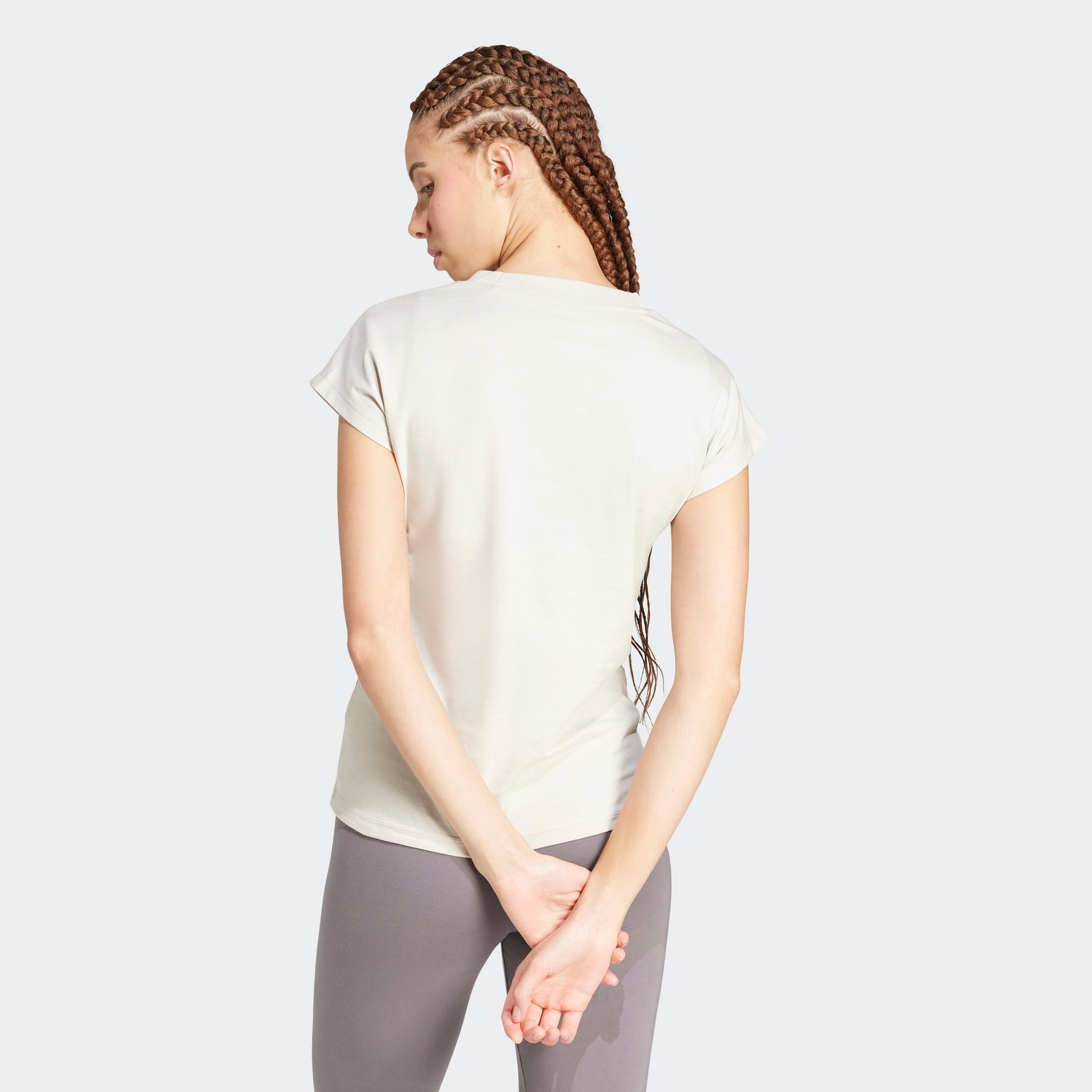 adidas Sportswear T-shirt W LIN SJ T Basic T-shirt van zacht materiaal
