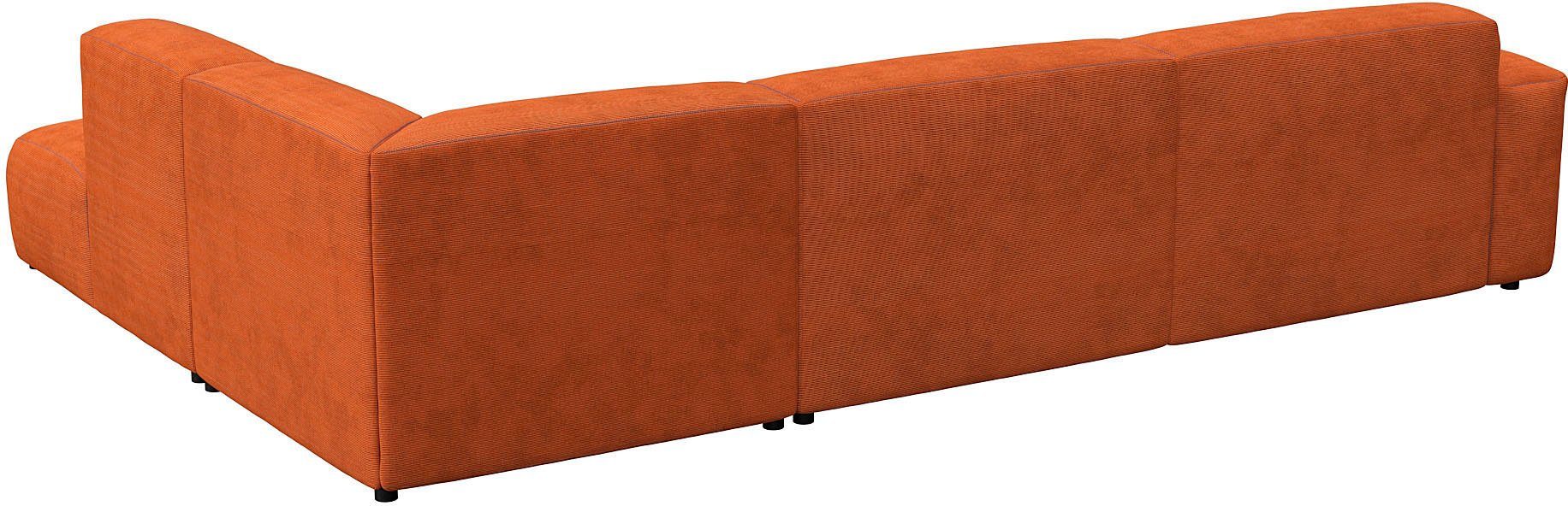 FLEXLUX Hoekbank Lucera, super comfortabel door hoogwaardige zitconstructie met koudschuim