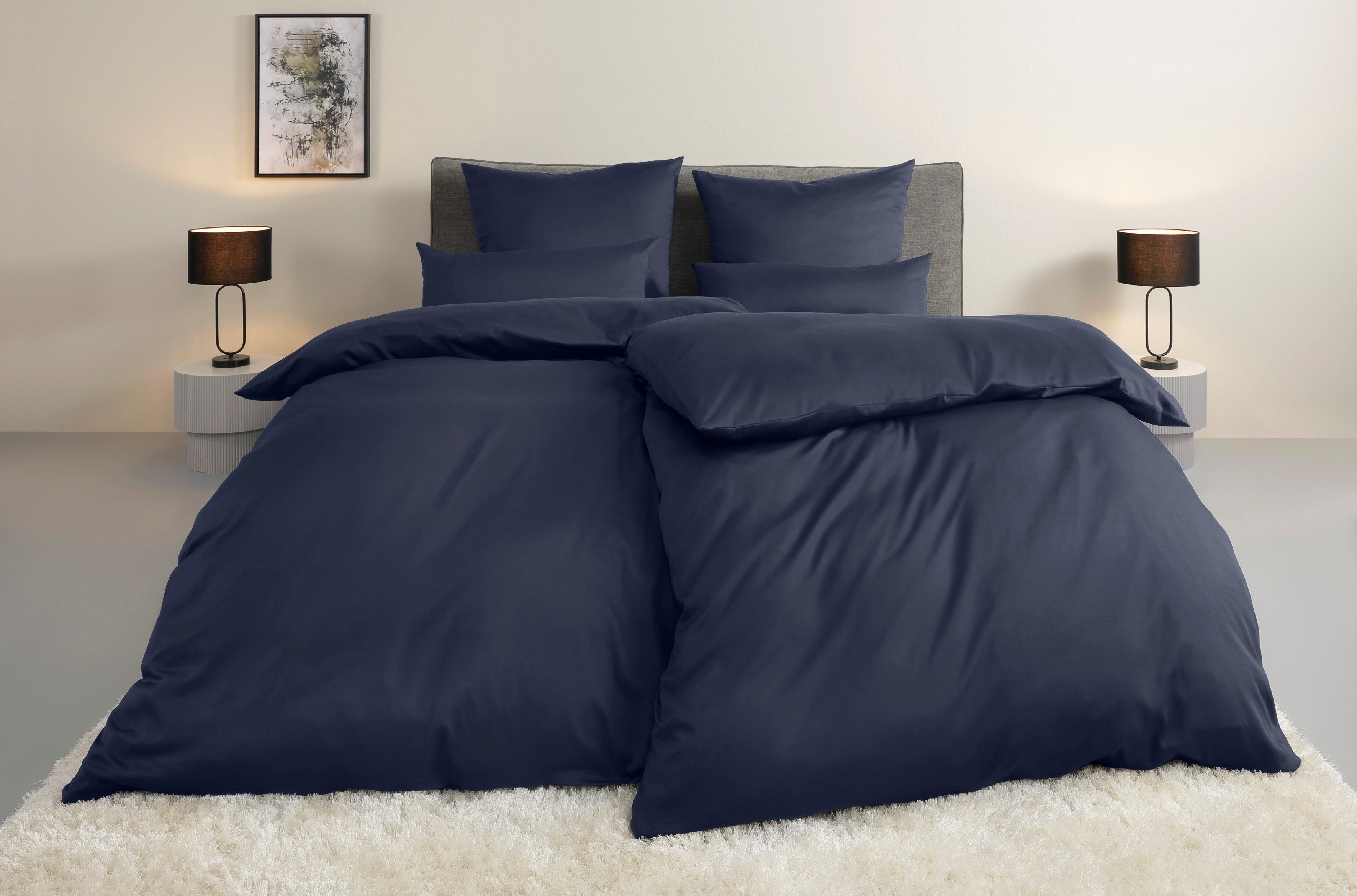 Guido Maria Kretschmer Home&Living Beddengoed Mila in 135x200, 155x220 of 200x200 cm Mako-satin, beddengoed van katoen, effen beddengoed