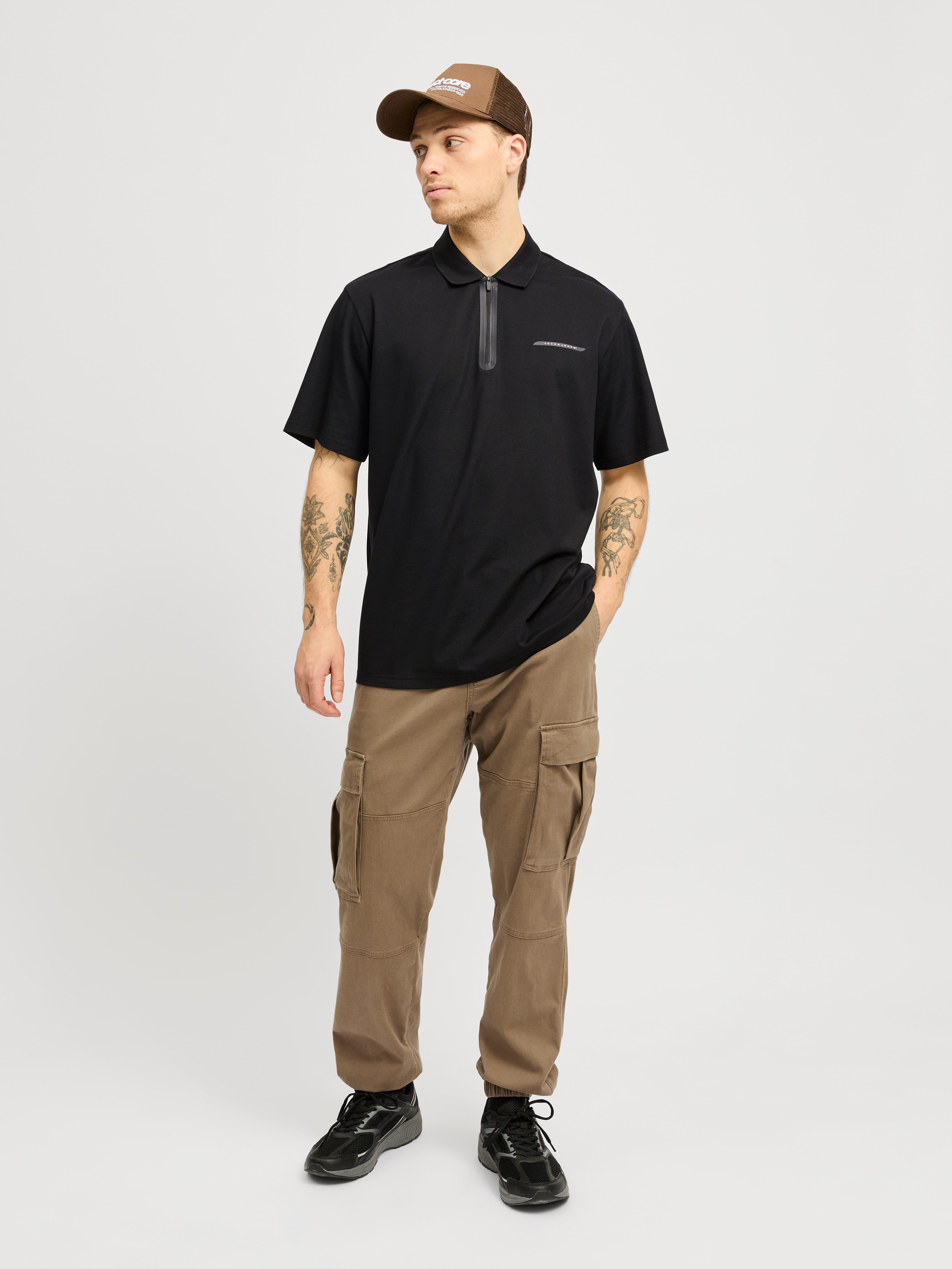 Jack & Jones Poloshirt JCOFUSION PIQUE POLO SS SN