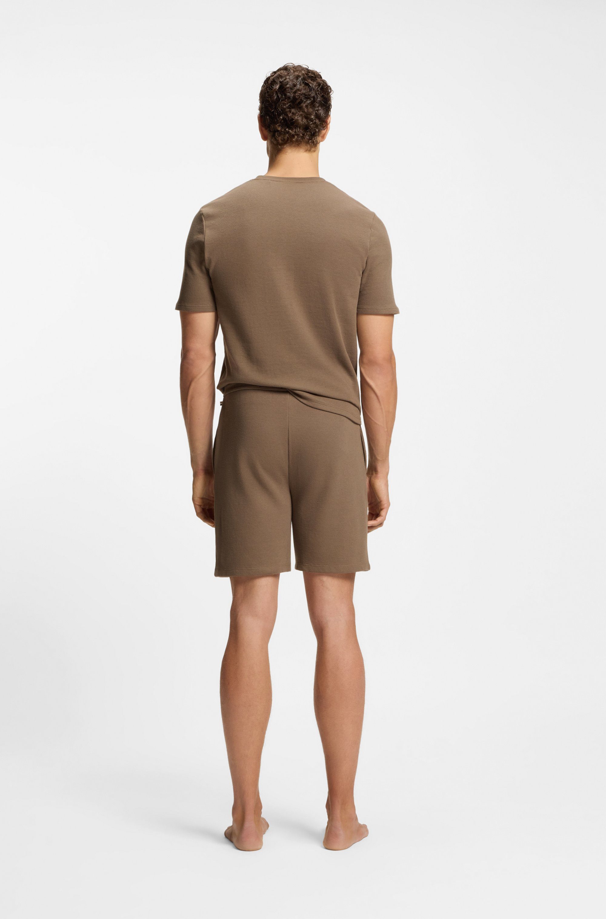 BOSS Pyjamashort Waffle Shorts