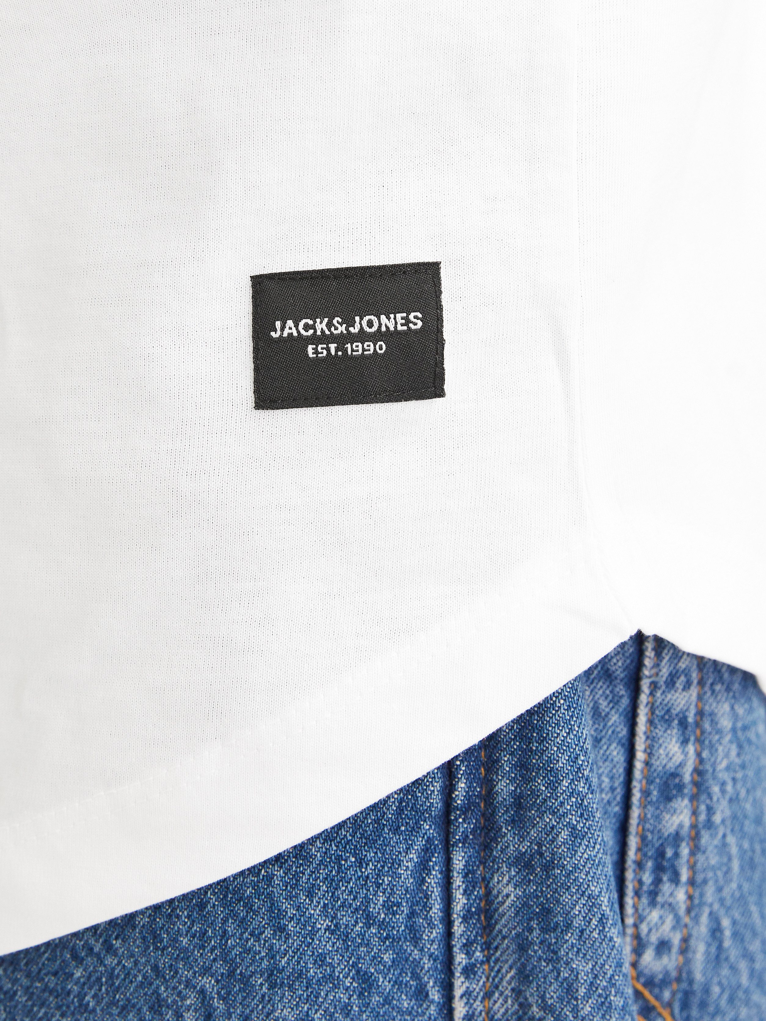 Jack & Jones Shirt met ronde hals JJENOA TEE SS CREW NECK 3PK MP NOOS (3-delig, Set van 3)
