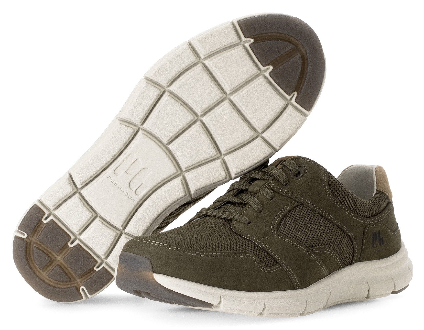 Pius Gabor Sneakers met sleehak , vrijetijdsschoen, lage schoen, veterschoen, comfort-schoen in breedte g