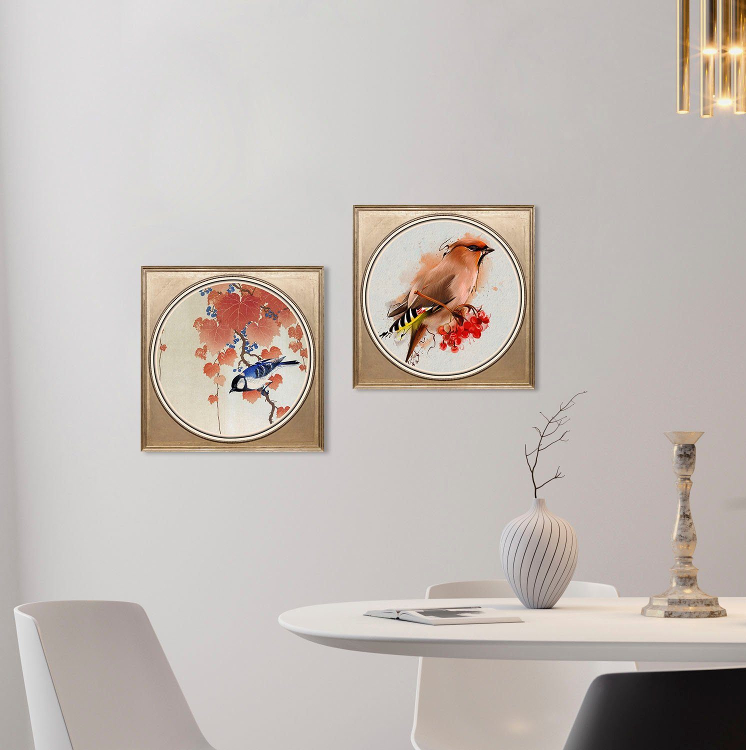 queence Artprint op acrylglas Vogel Fine Art-print in galeriekwaliteit
