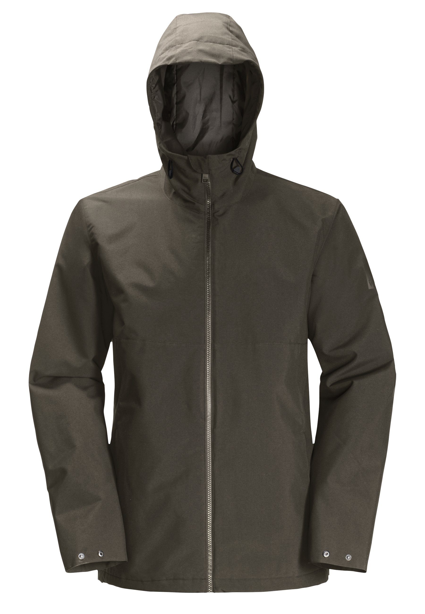 Jack Wolfskin Functioneel jack NOSTA outdoorjas Waterafstotend en winddicht, overgangsjas
