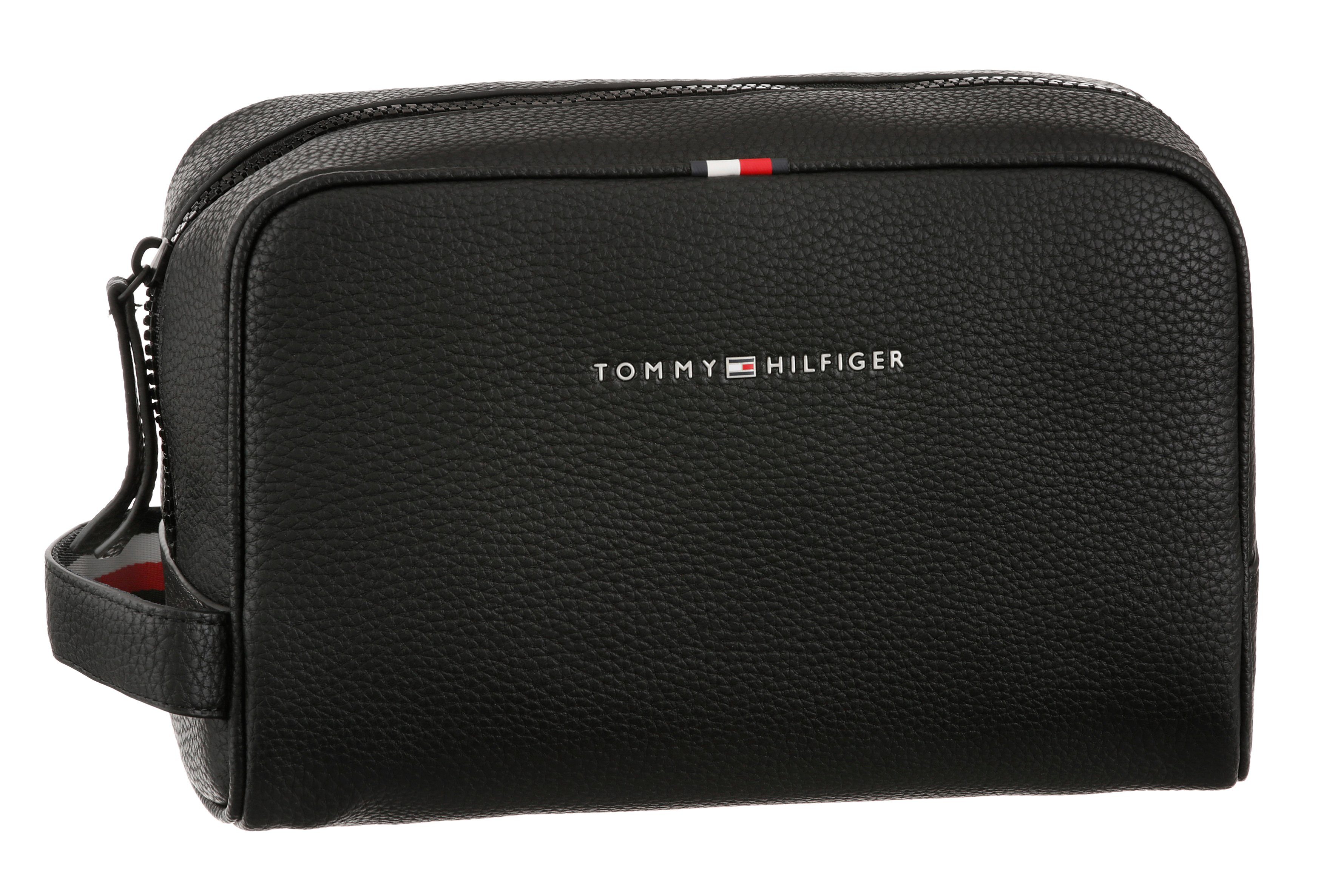 Tommy Hilfiger Make-uptasje ESSENTIAL PU WASHBAG in een eenvoudige look