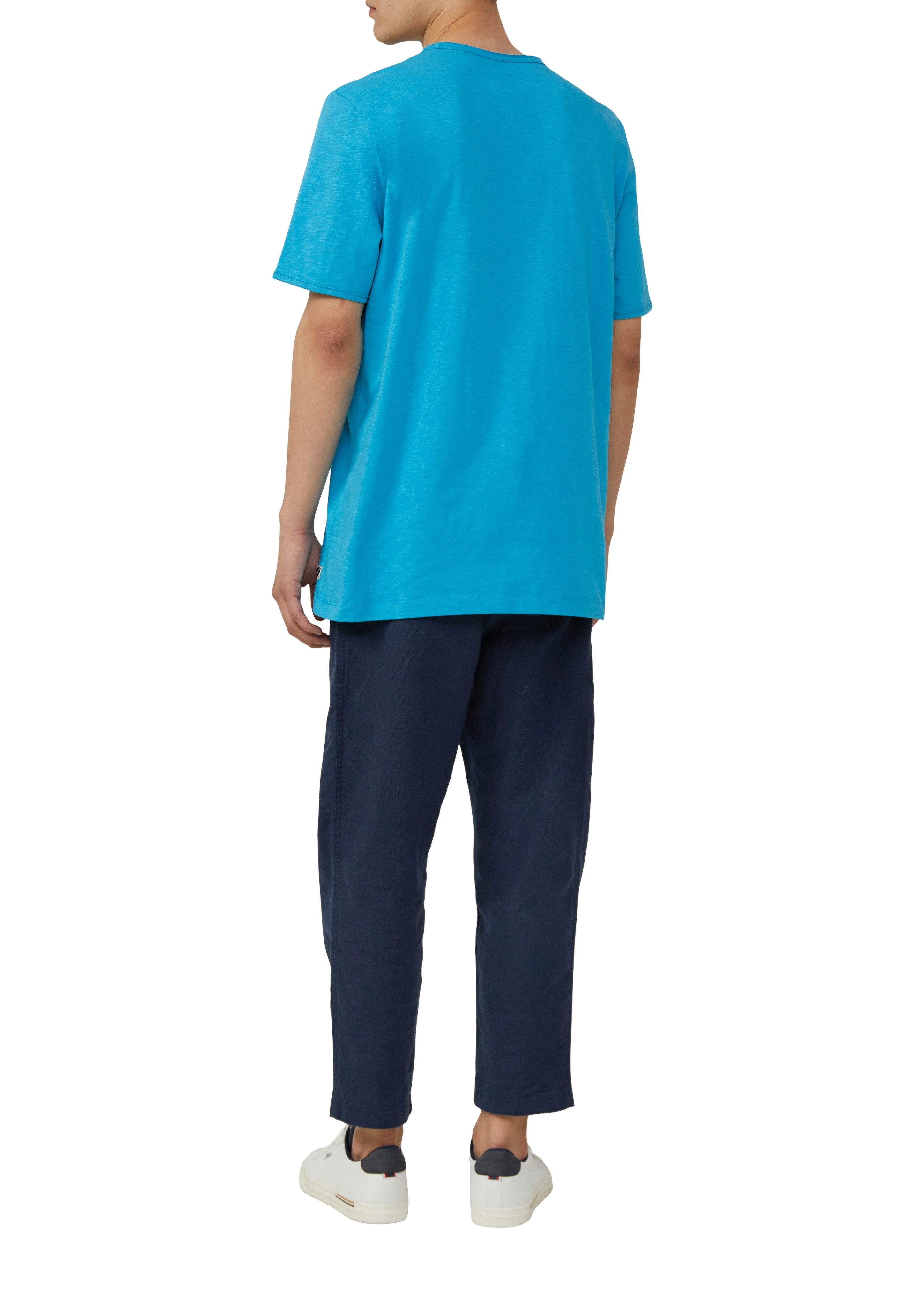 s.Oliver T-shirt met ongezoomde randen