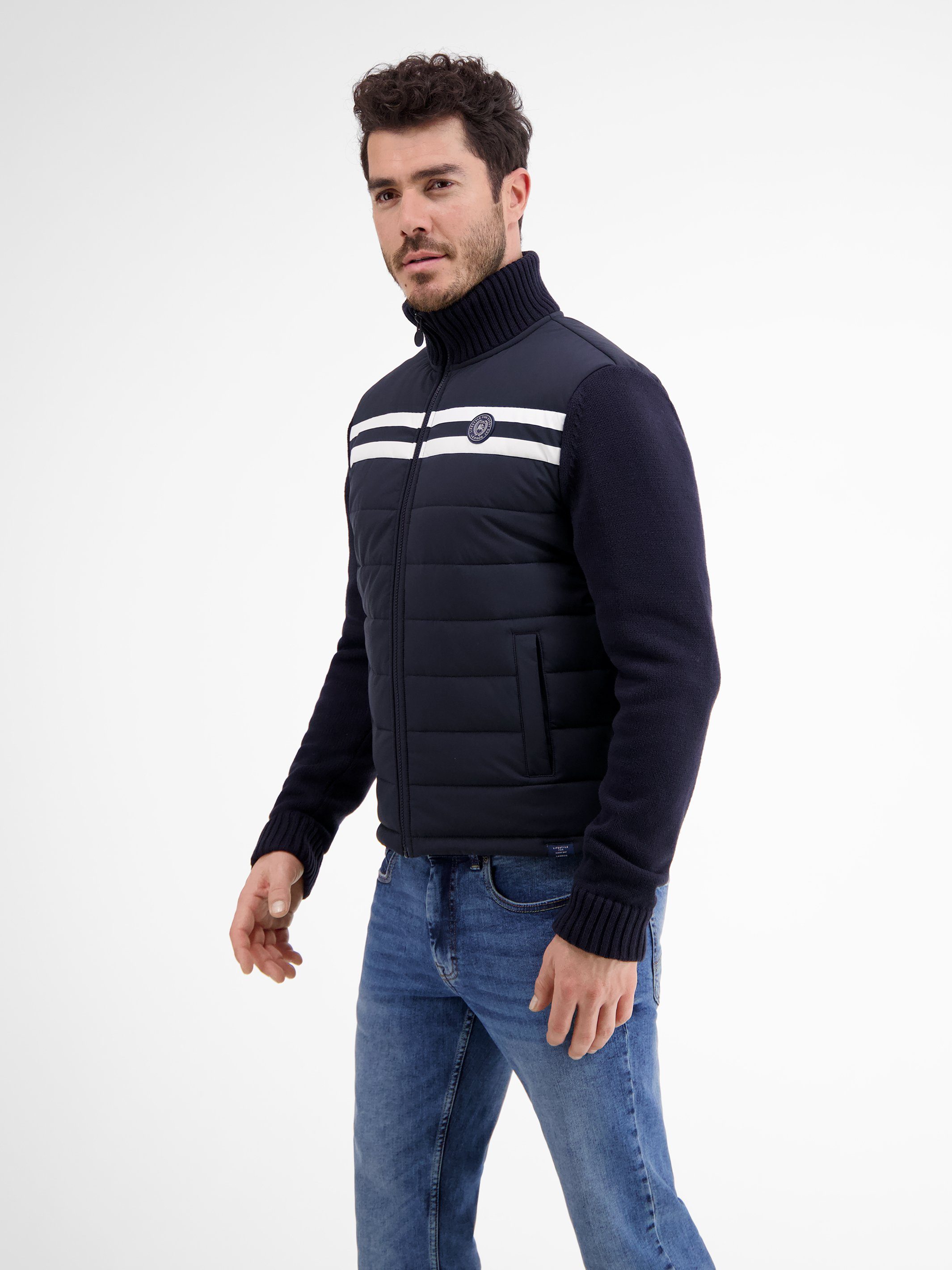 Lerros Vest LERROS nylon gebreide jas