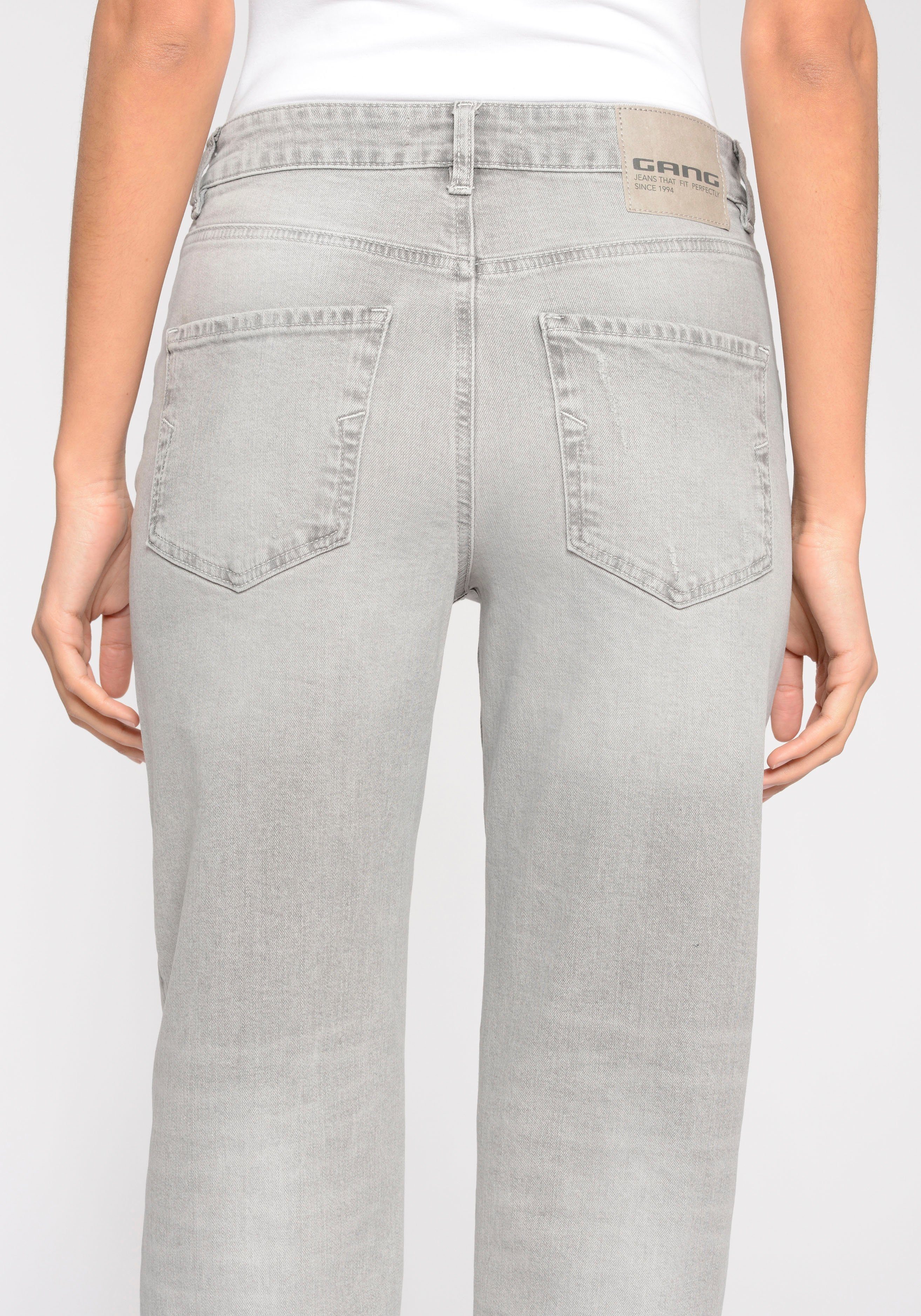 GANG Loose fit jeans 94TILDA met hoge taille en verkorte broeklengte