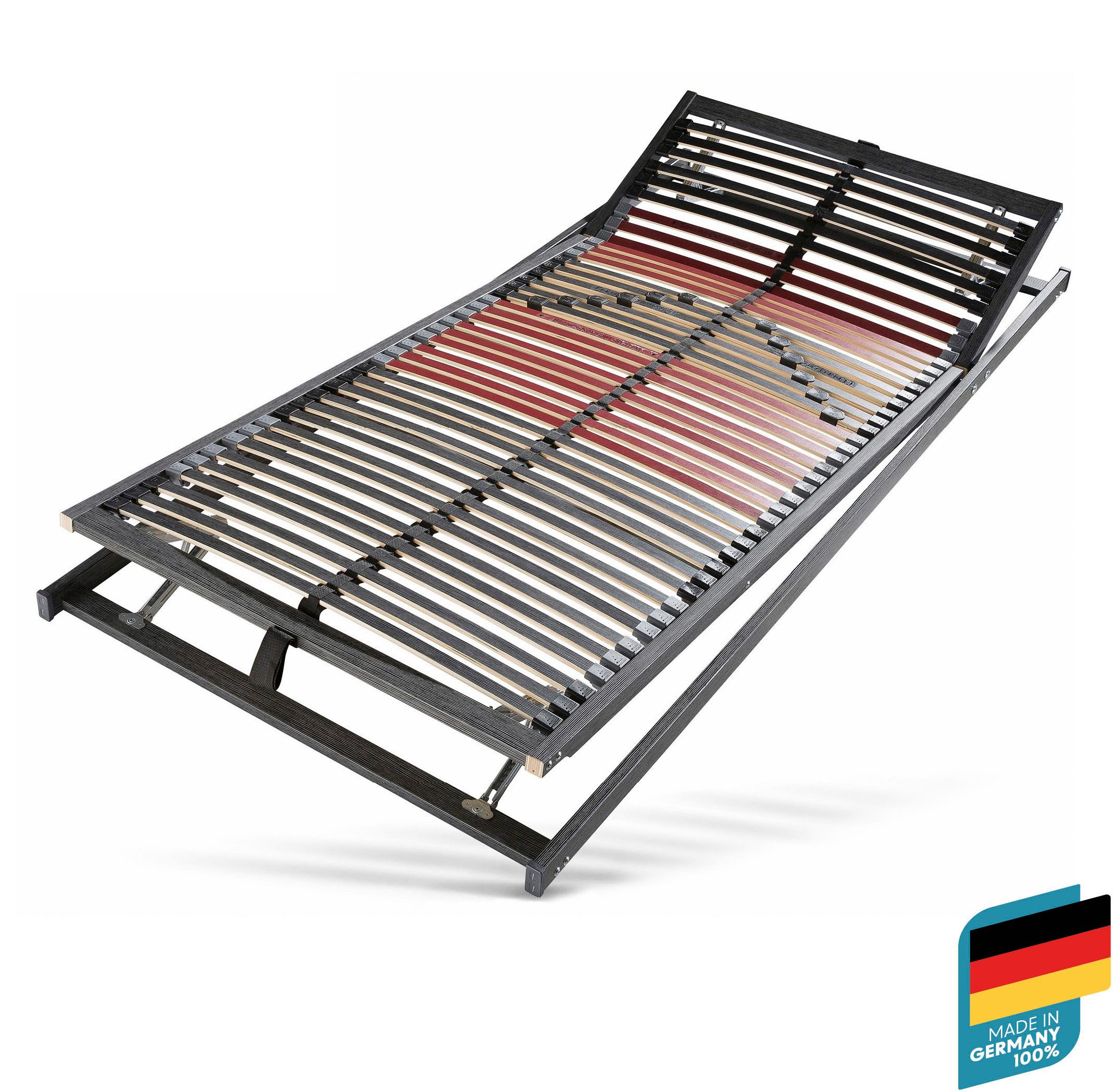 Beco Lattenbodem Tech ultraplat KF 7 ligzones, geringe hoogte (1 stuk) lattenbodems maat 80 cm x 200 cm x 4,5 cm