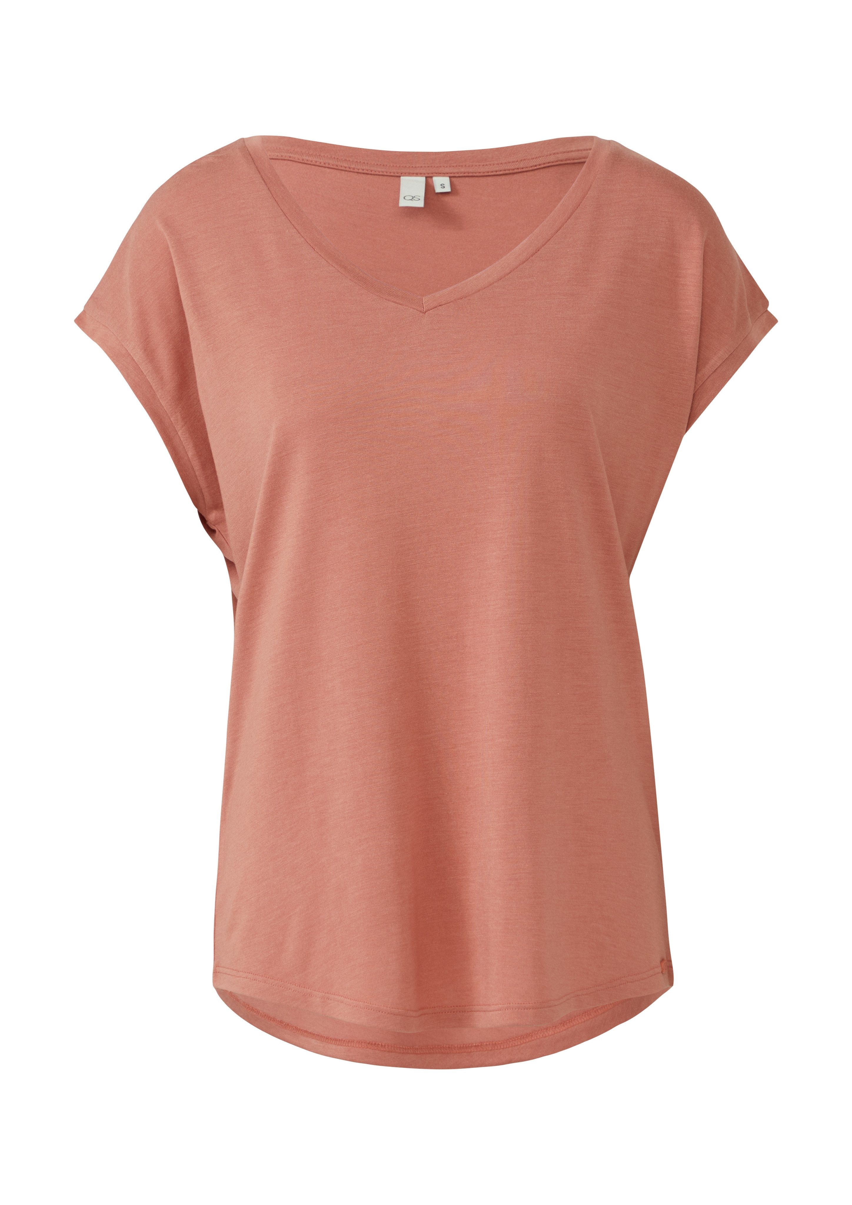 Q/S designed by T-shirt met v-hals