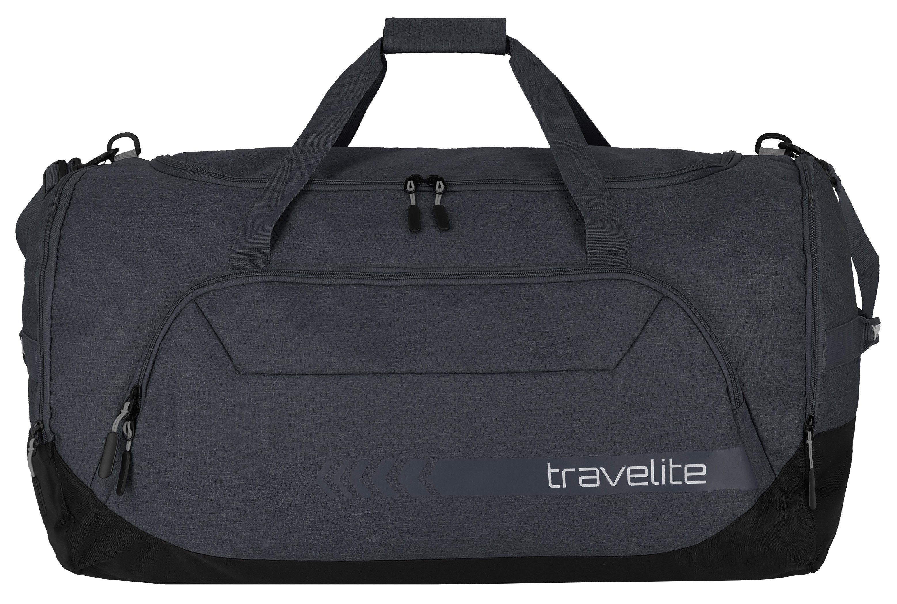 travelite Reistas KICK OFF, verschillende maten en kleuren Reisbagage sporttas vrijetijdstas met opsteekfunctie unisex reistassen maat 40 cm grijs