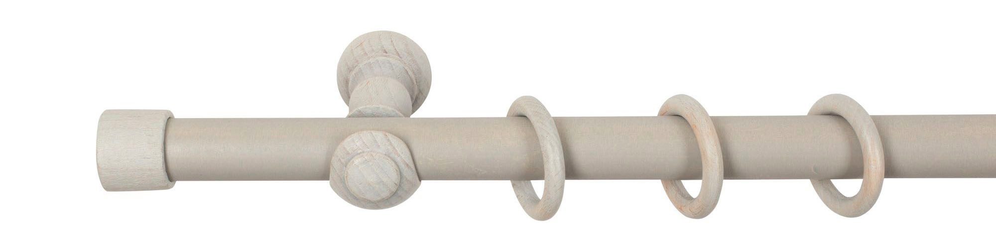 SN DECO GROUP Gordijnroede Cafiro 28 mm, hout, verschillende lengtes en kleuren, compleet set