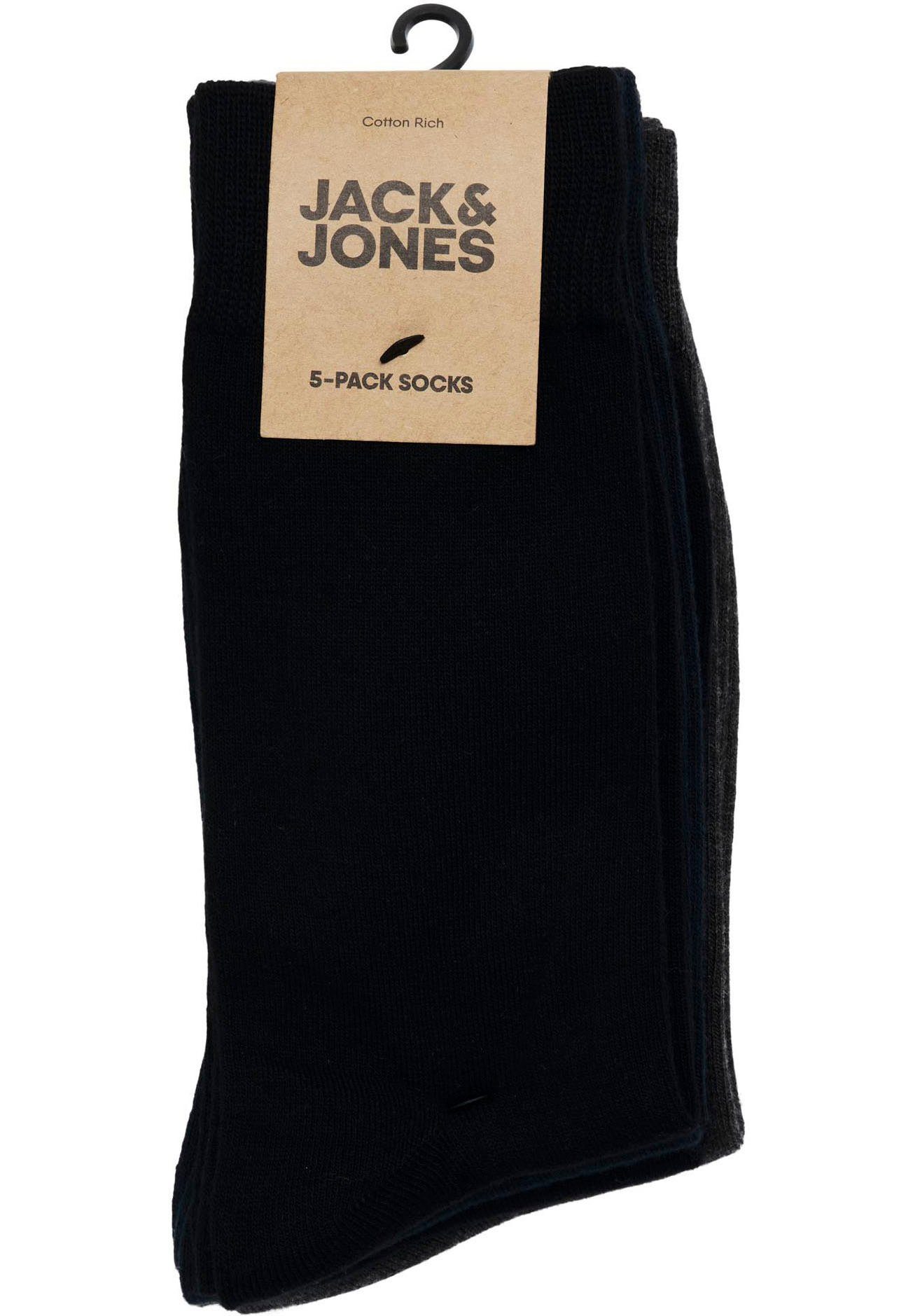 Jack & Jones Basic sokken JACBASIC BAMBOO SOCK 5 PACK NOOS (set, 5 paar)
