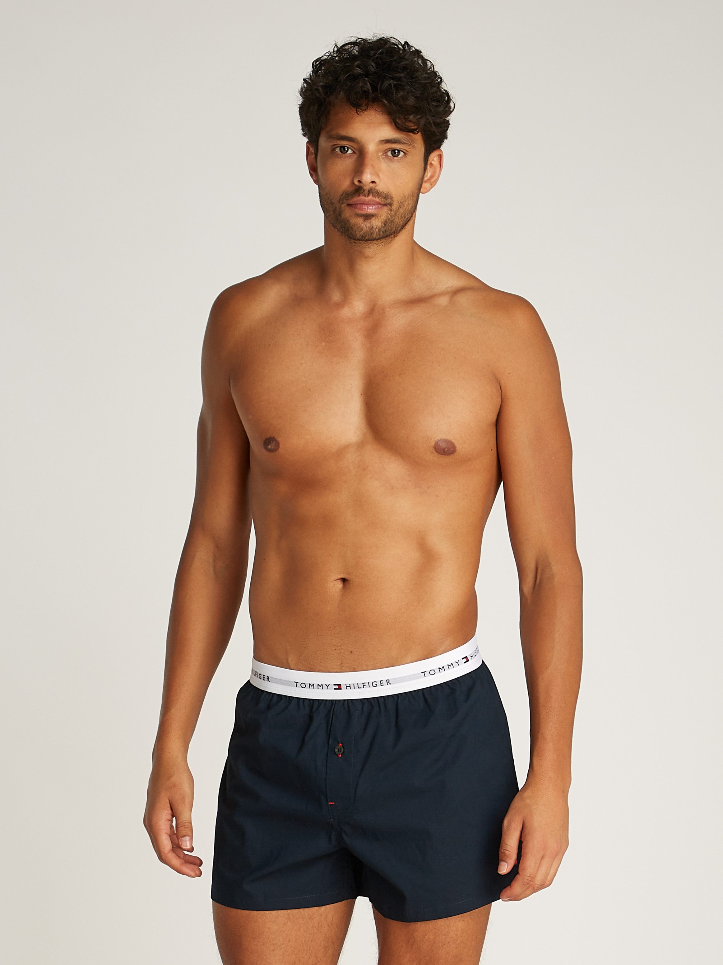 Tommy Hilfiger Underwear Geweven boxershort 2P WOVEN BOXER (set, 2 stuks, 2 stuks)