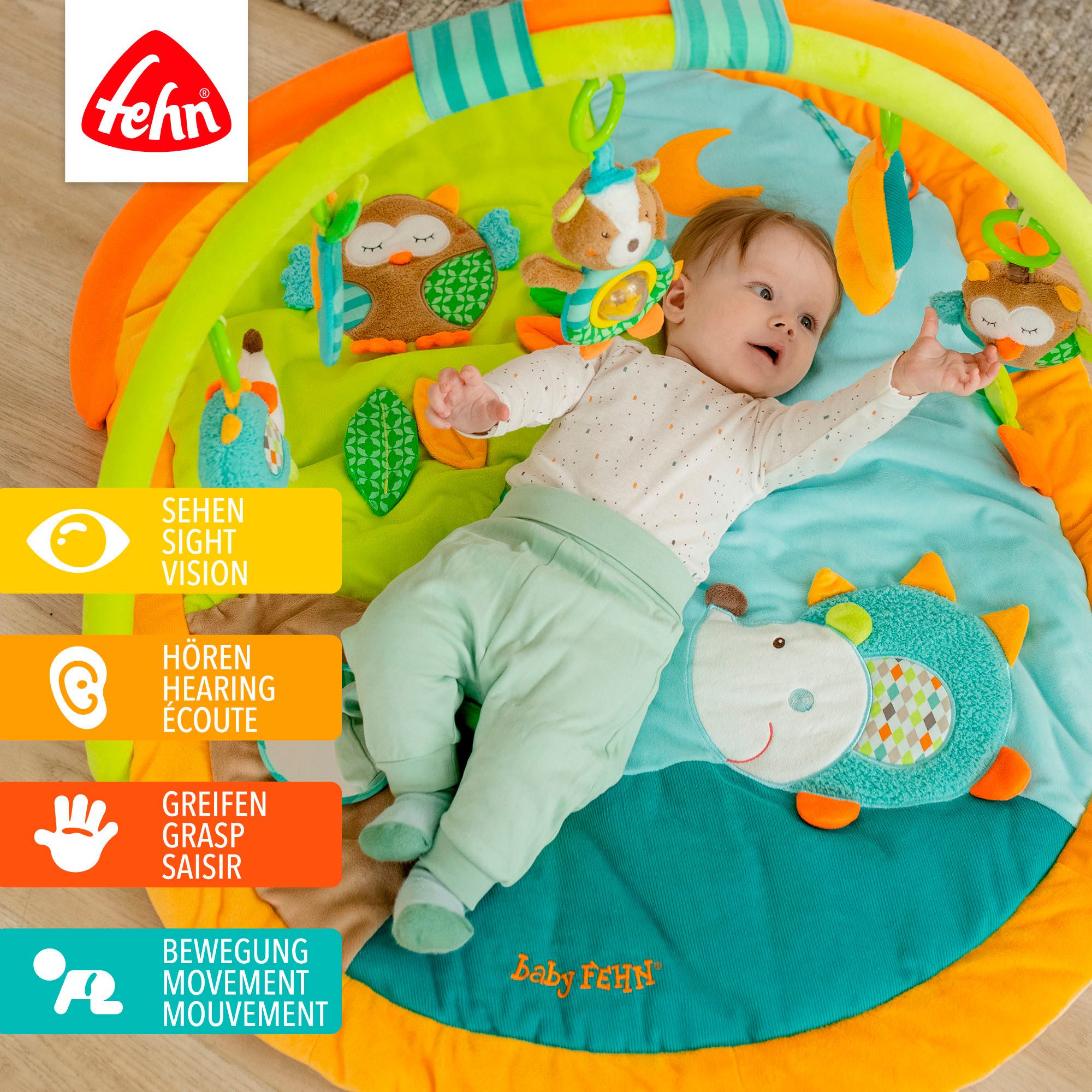 Fehn Speelboog Sleeping Forest, 3-D-activiteitdeken
