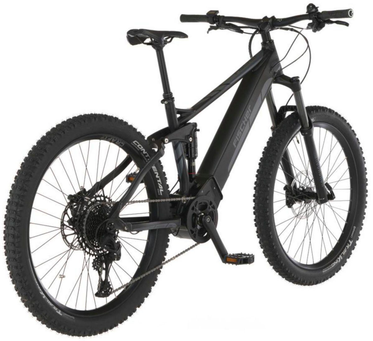 Fischer E-bike MONTIS 6.0i Fully 504 44 Pedelec, elektrische fiets voor dames en heren, MTB