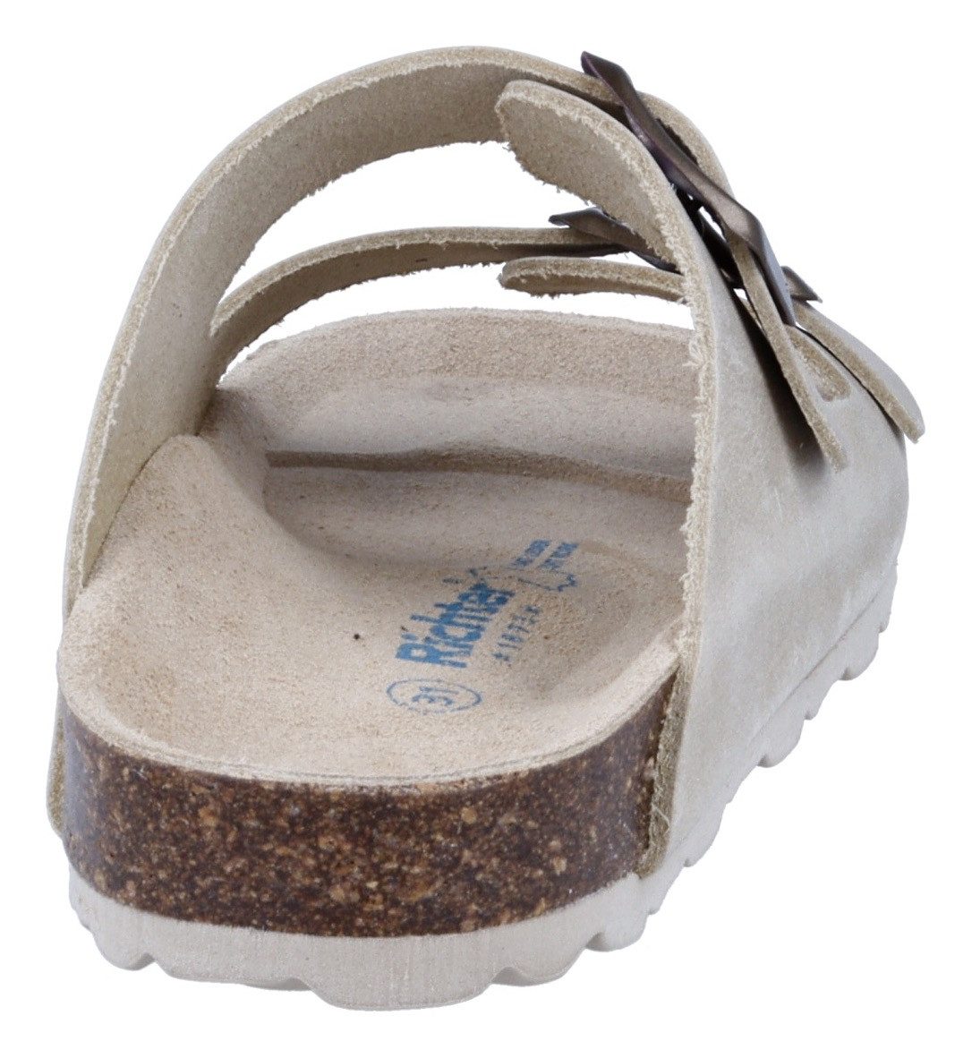 Richter Slippers Bio WMS: breed Huisschoen met voetbed, maat sjabloon om te downloaden