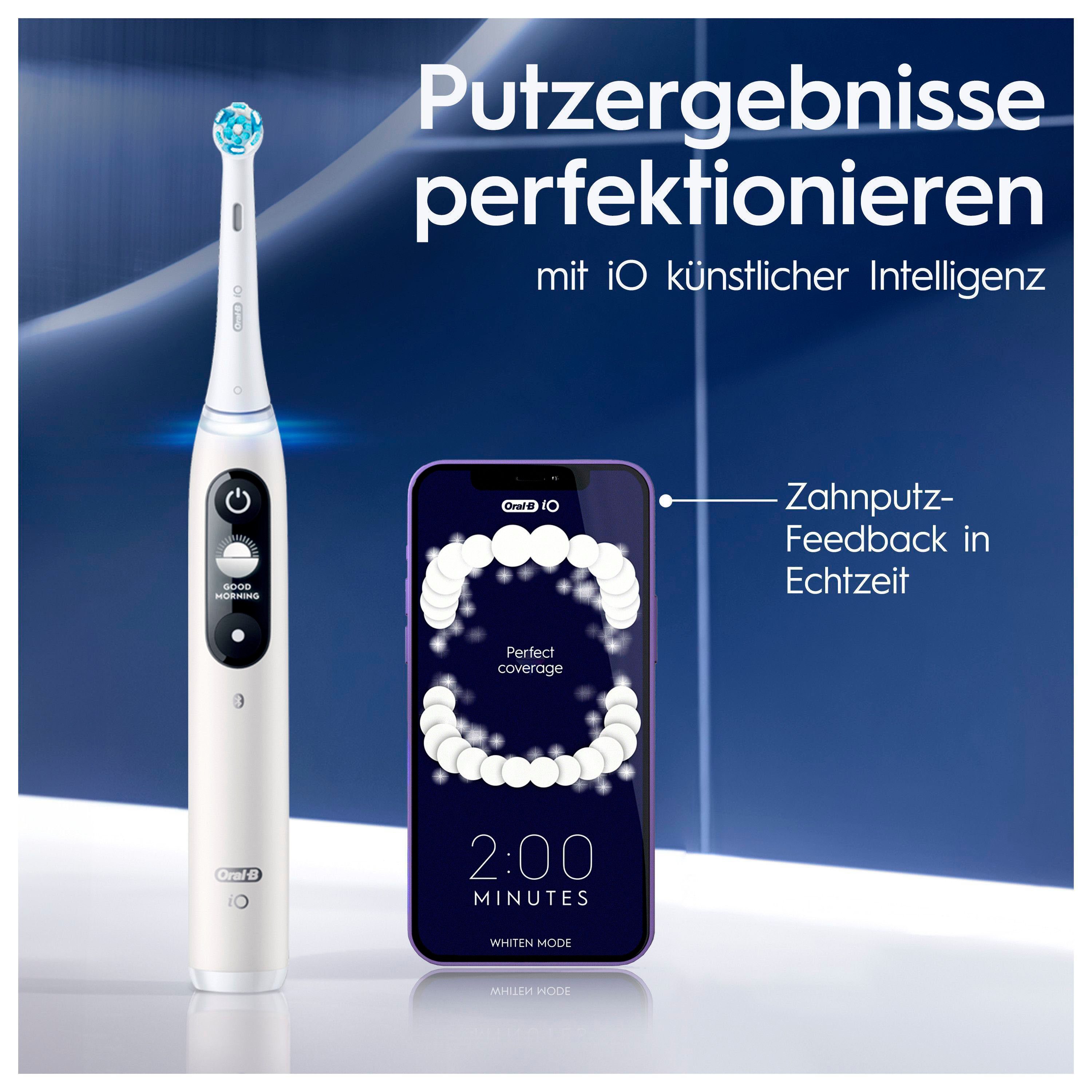 Oral B Elektrische tandenborstel IO 6 met magnet technologie, display, 5 reinigingsstanden, reisetui
