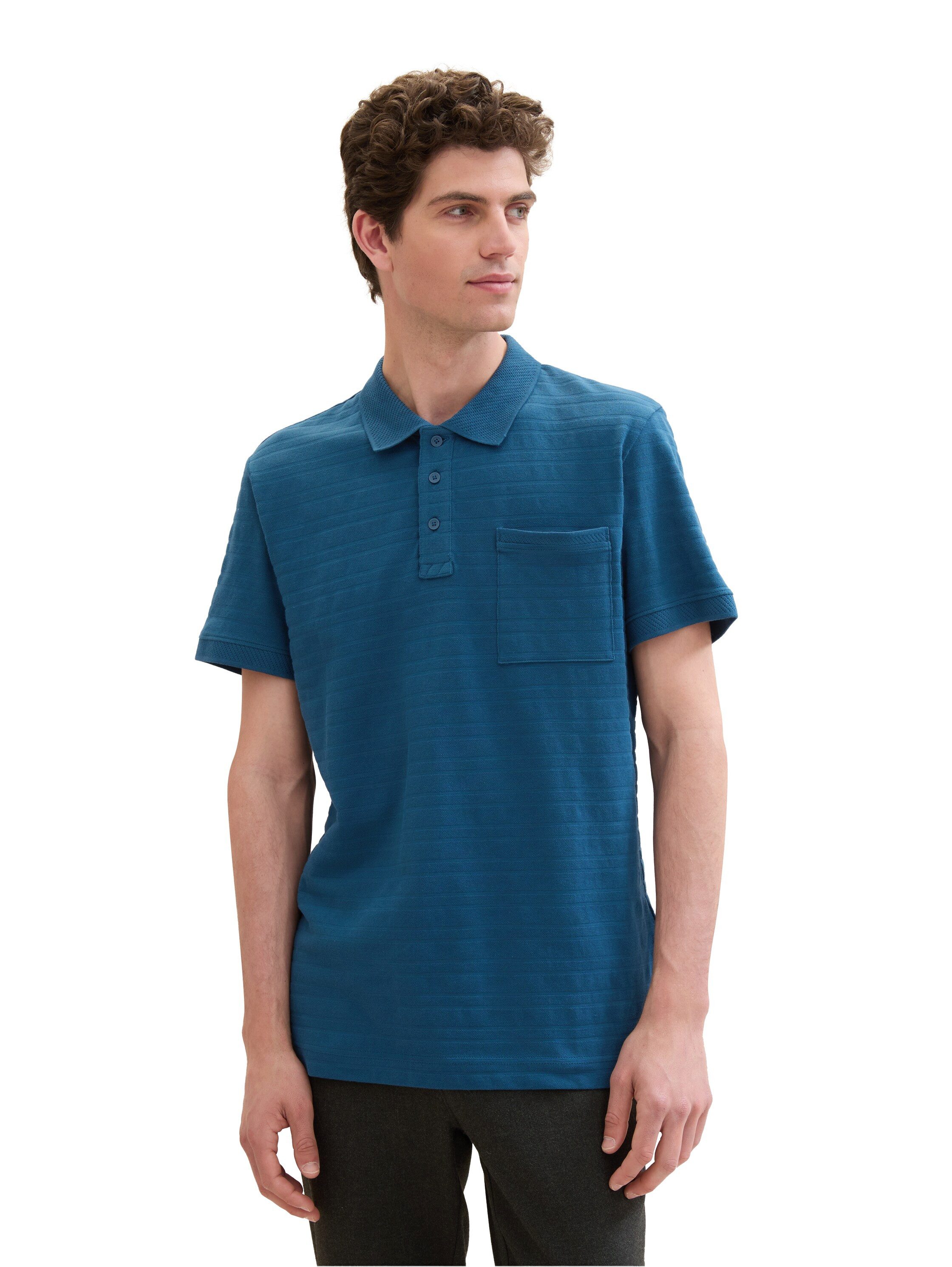 Tom Tailor Poloshirt met structuur