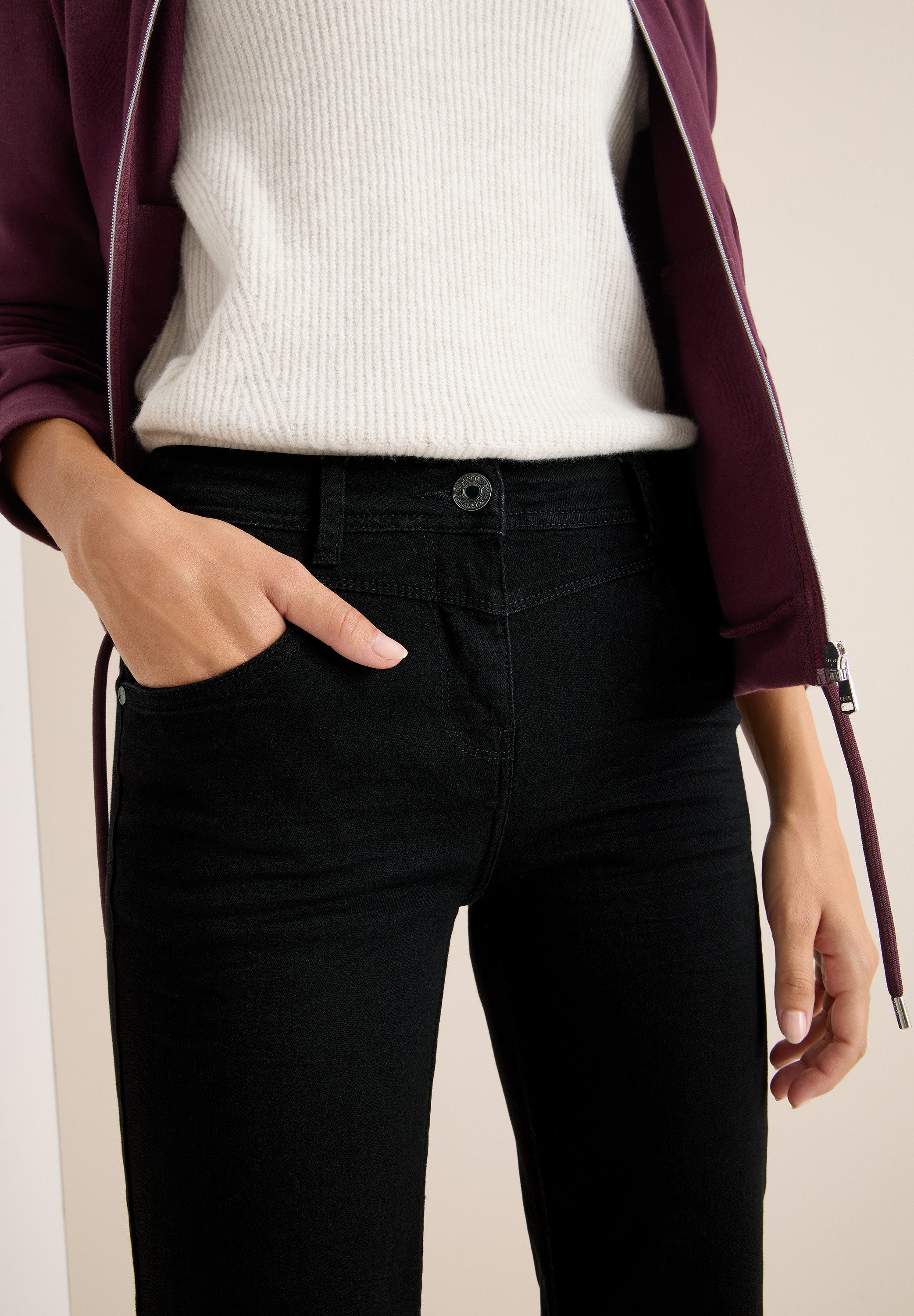 Cecil Slim fit jeans Stijl Toronto in 5-pocket-stijl en met stretch
