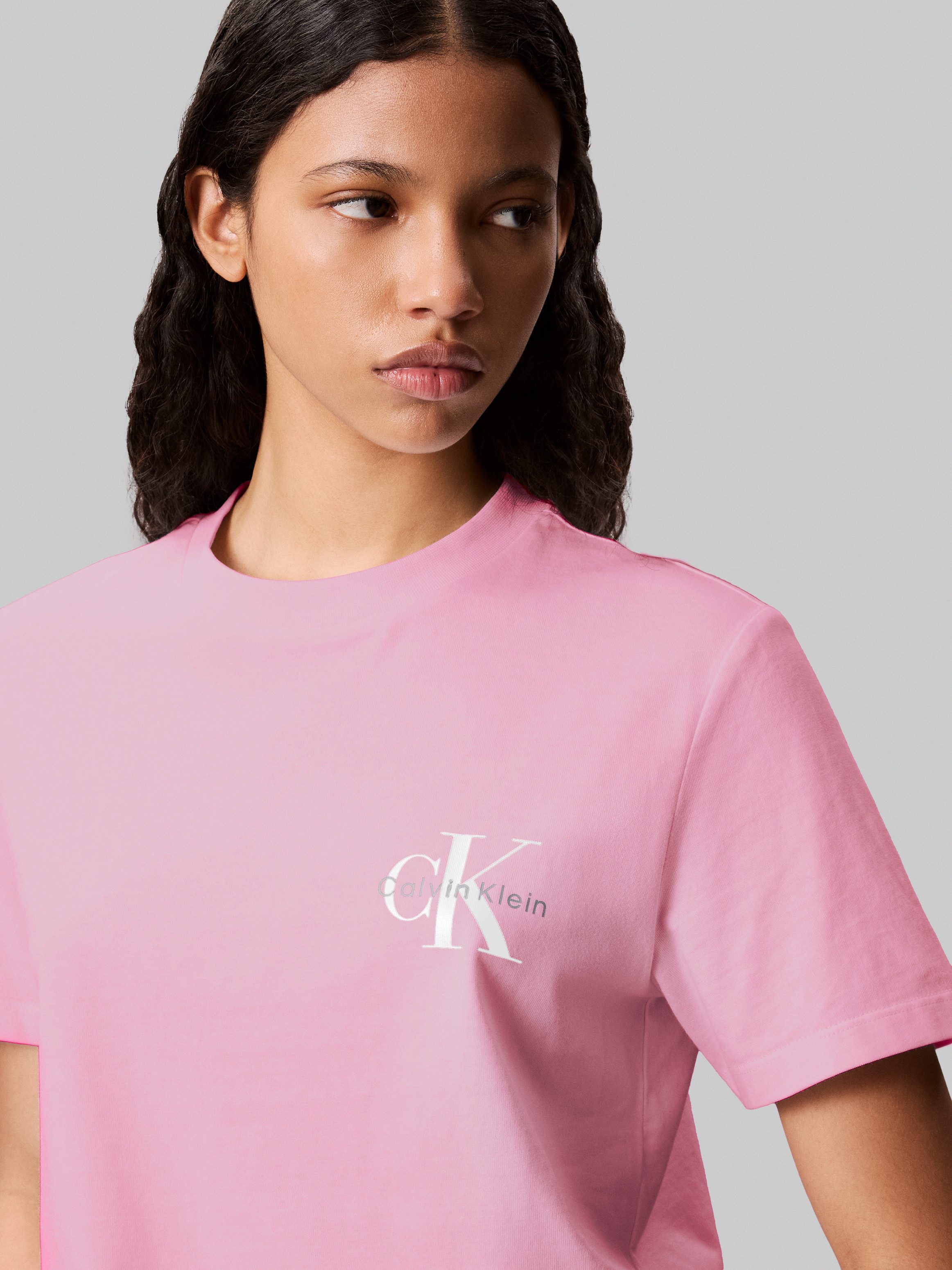 Calvin Klein T-shirt A- Logo CN 2 Pack Tee (Set van 2)