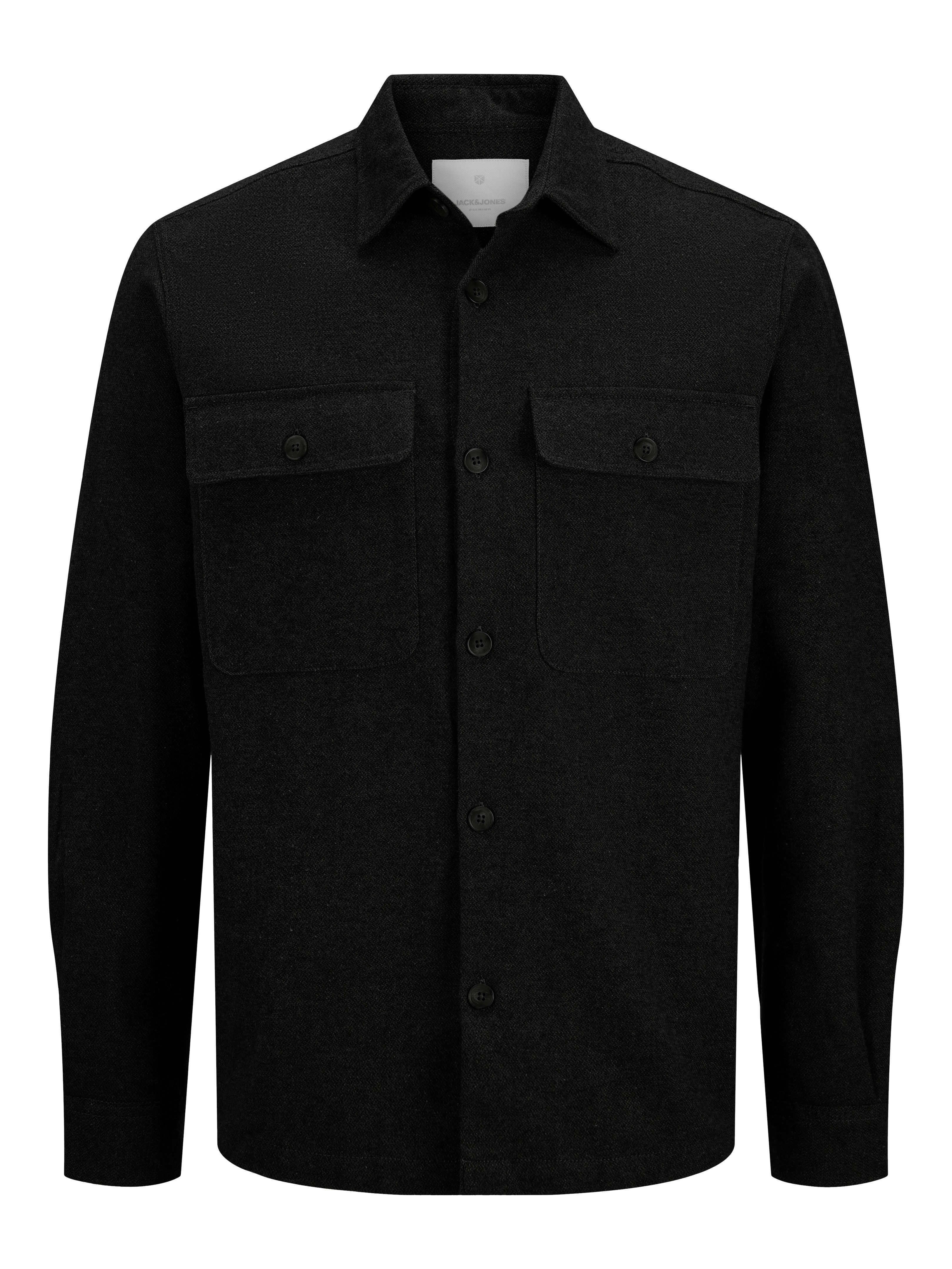 Jack & Jones Overhemd met lange mouwen JPRRAYMOND MELANGE SOLID LS OVERSHIRT SN