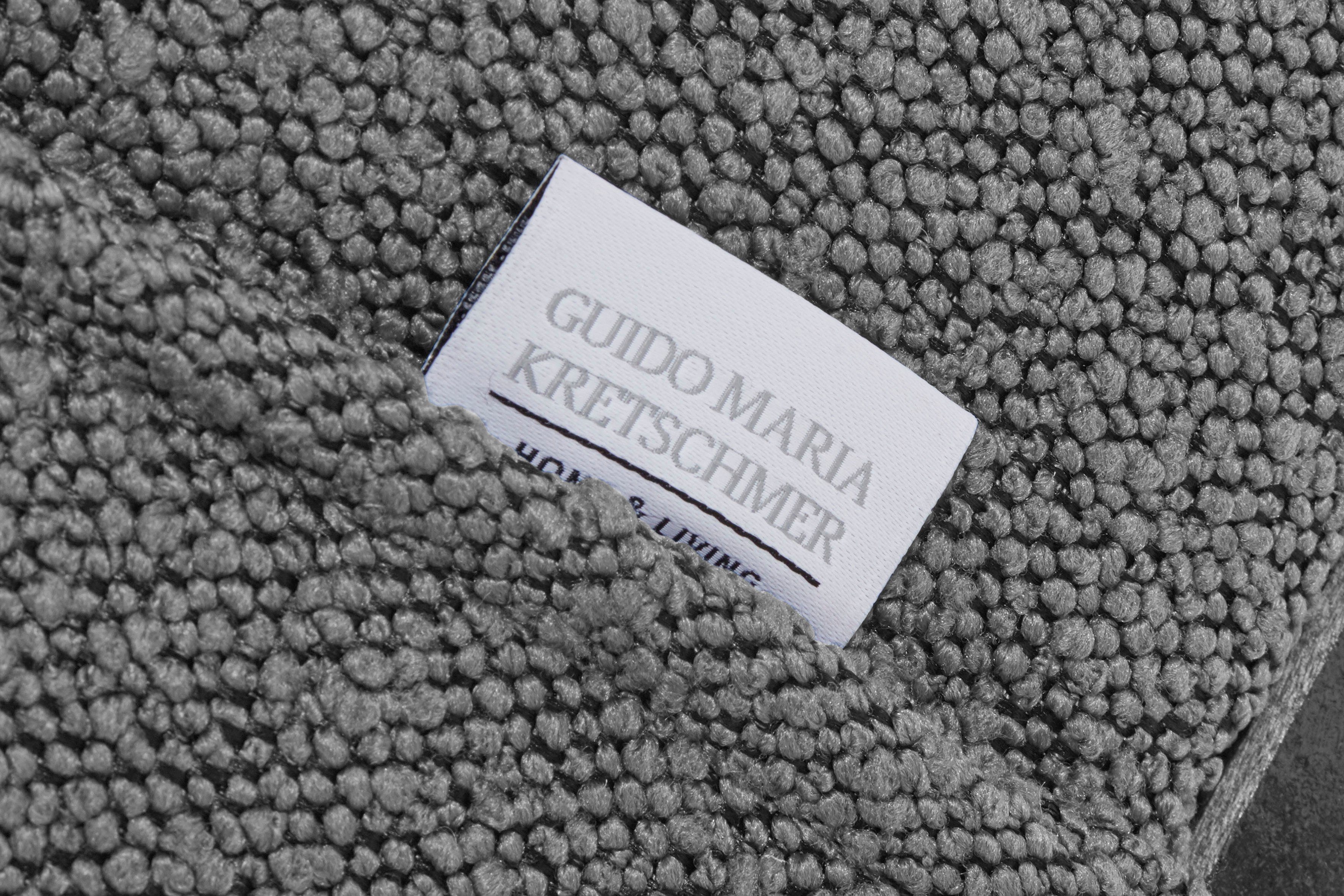 Guido Maria Kretschmer Home&Living Cocktailfauteuil Chamby New stoel bouclé-structuurbekleding met stiksels bij de leuning