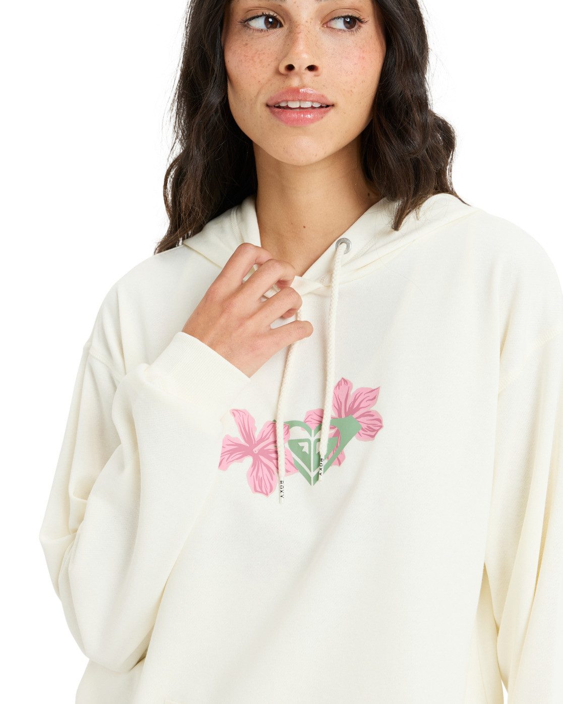 Roxy Hoodie Hibiscus Heart