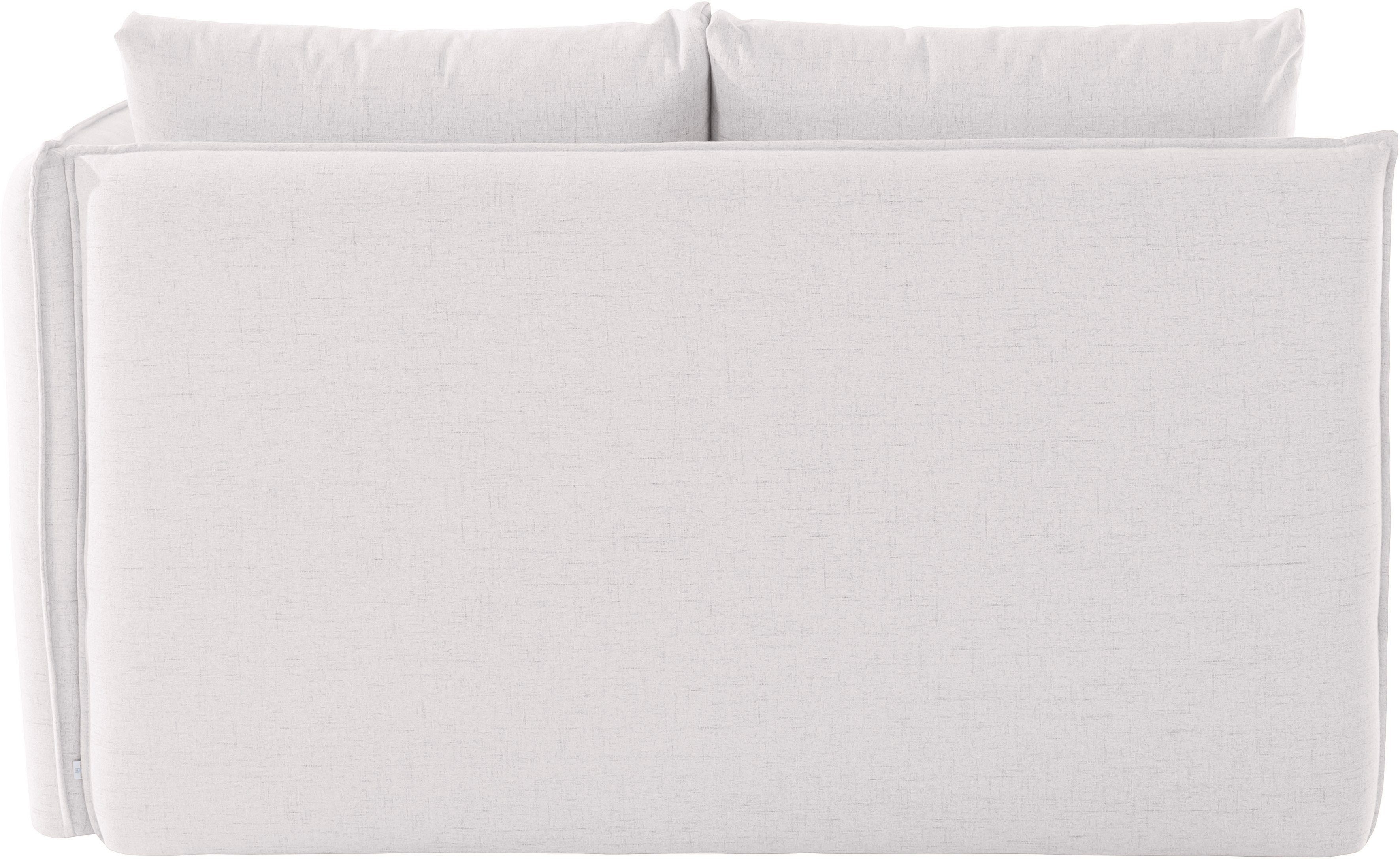 andas Ottomane Nöre korte lounge-module - zelf samenstellen, breedte 138 cm, diepte 128 cm