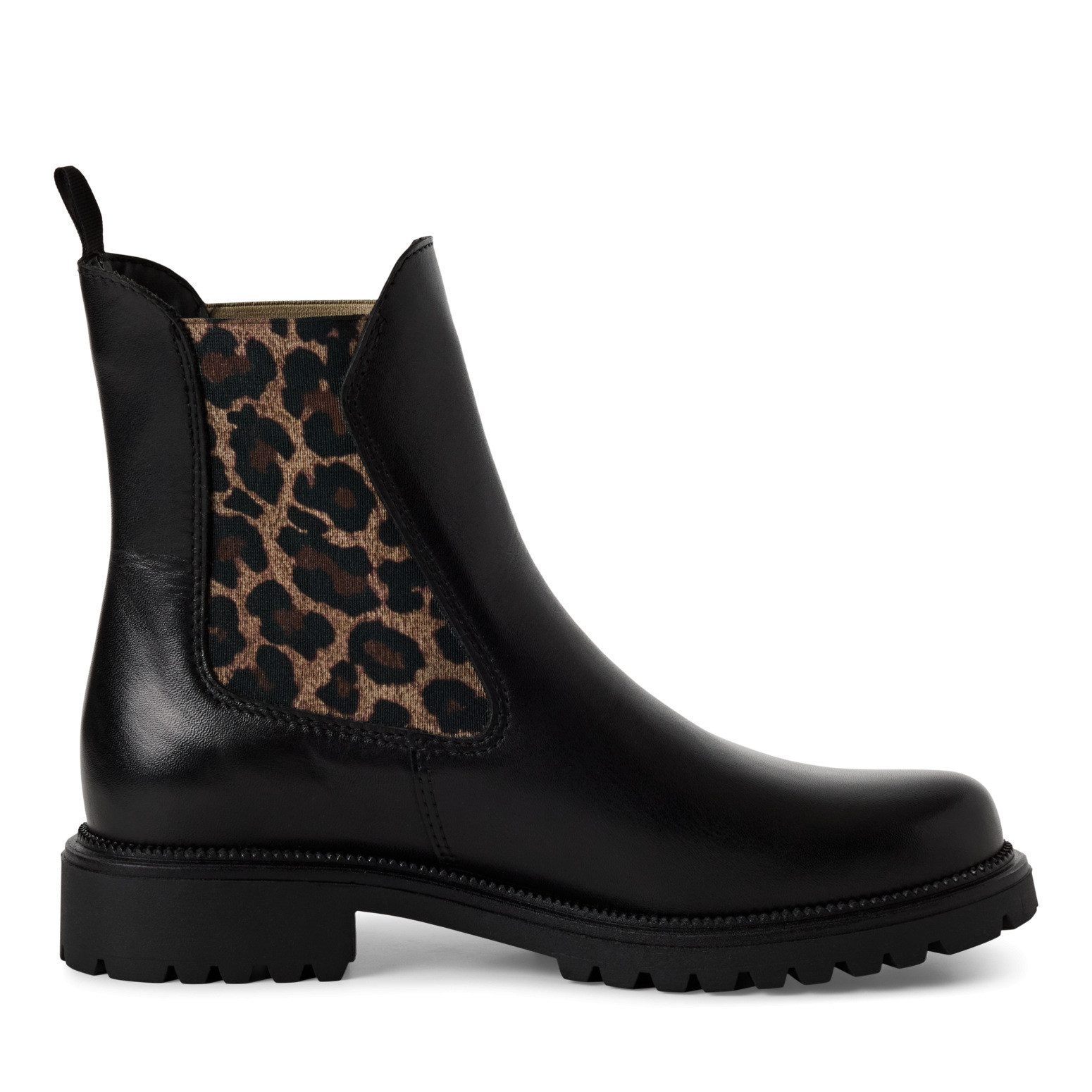 Tamaris Chelsea-boots , blokhak, instaplaarzen met stretchinzetten aan beide zijden
