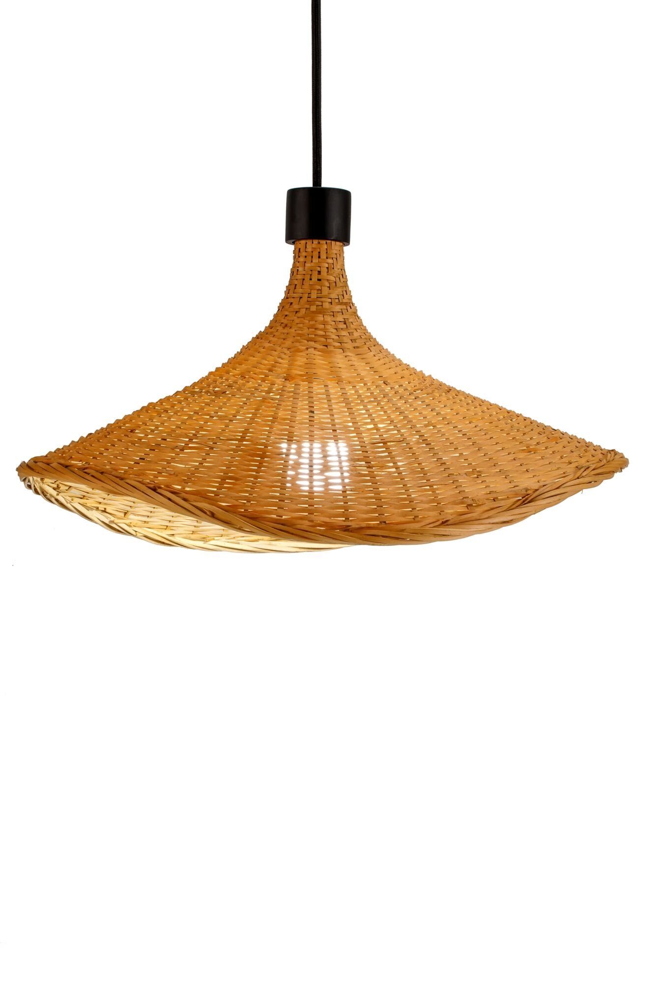 Pauleen Hanglamp Boho Soul max20W zwart/beige 230V metaal/bamboe
