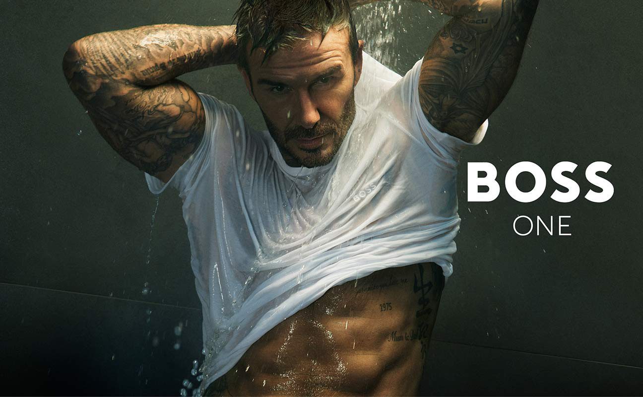 BOSS T-shirt Ronde hals BOSS ONE x David Beckham (3-delig, Set van 3)