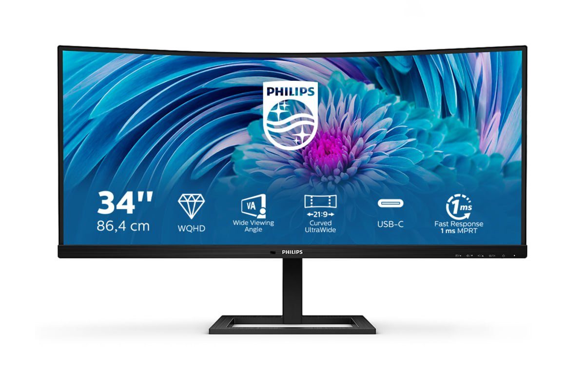 Philips Curved-gaming-monitor 346E2CUAE, 86,36 cm / 34"