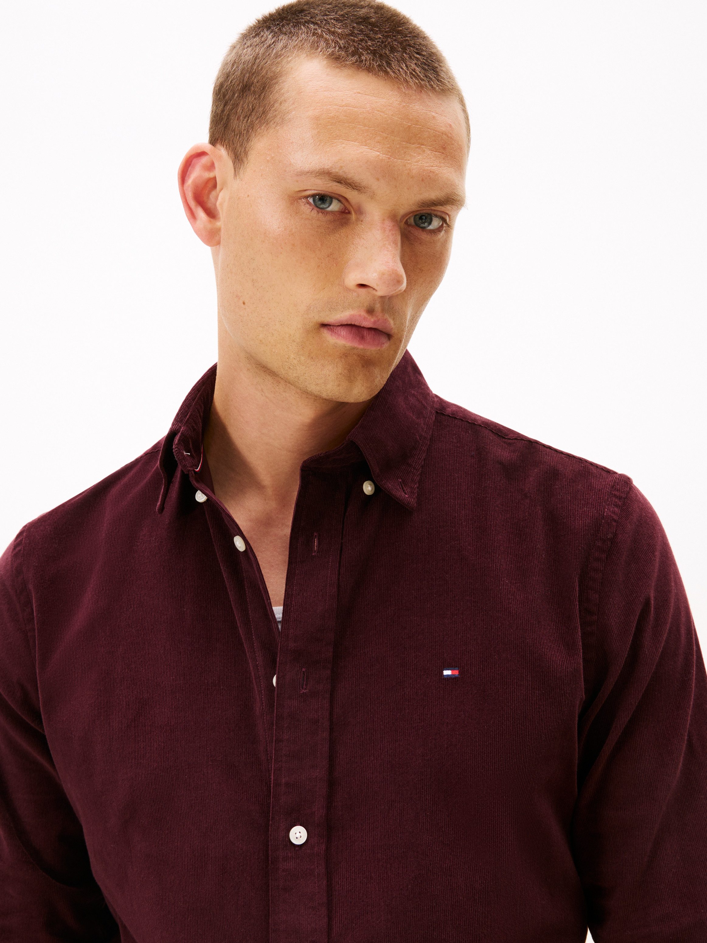 Tommy Hilfiger Overhemd met lange mouwen SOLID CORDUROY SHIRT