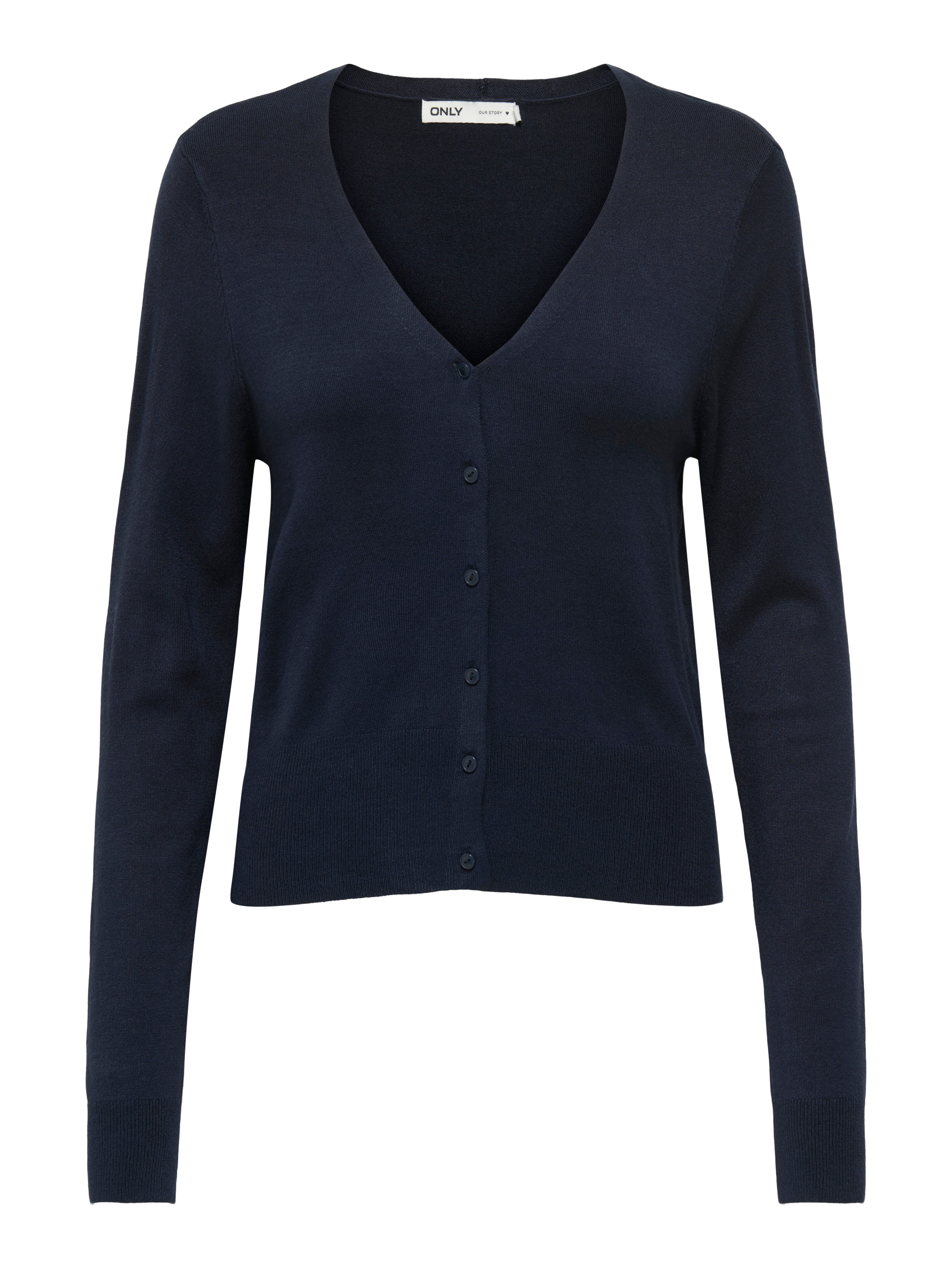 Only Vest ONLVENICE LIFE LS VNECK CARDI KNT NOOS