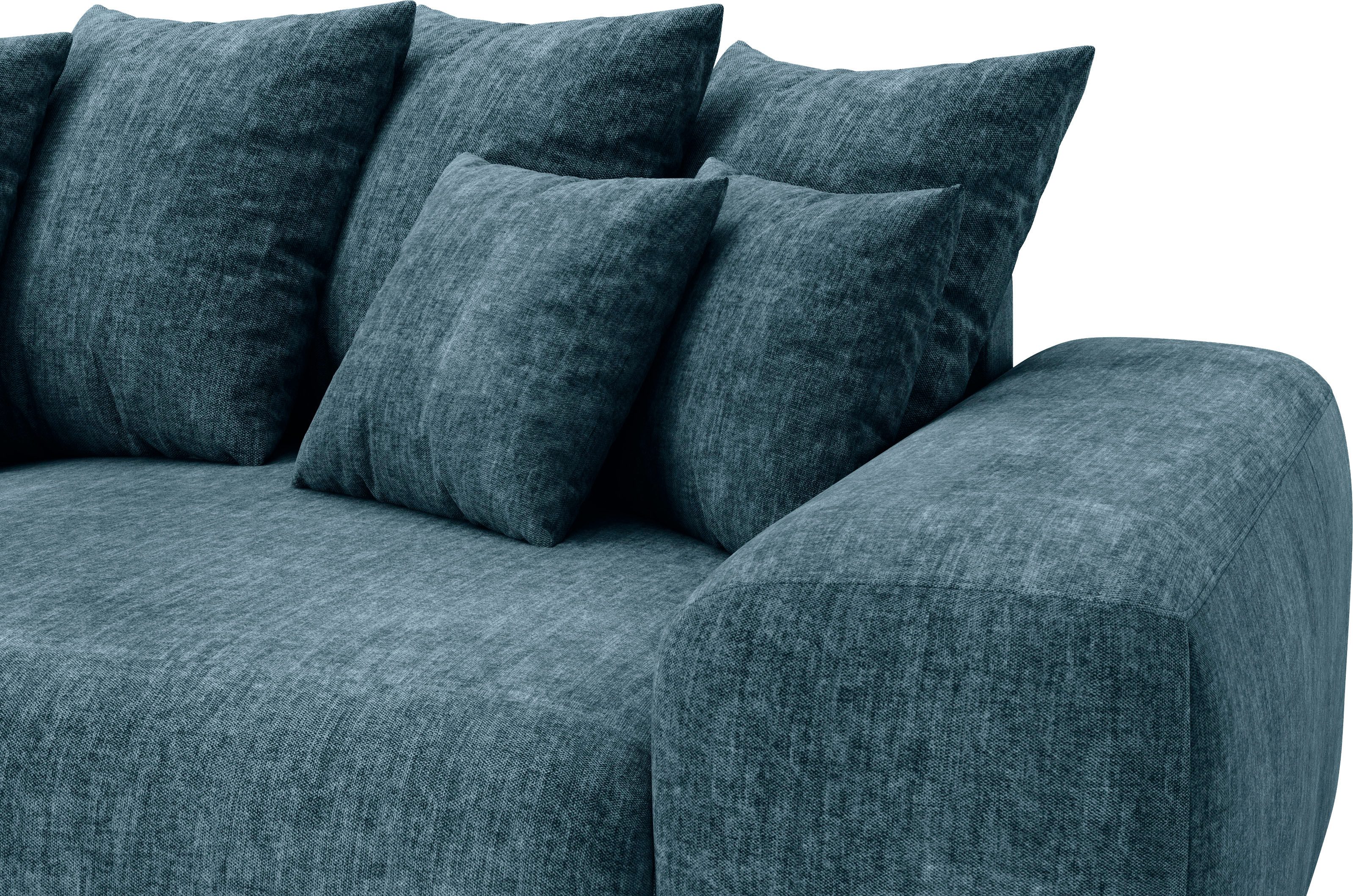 Mr. Couch Hoekbank Sundance L-vorm Doorlopende slaper met EasyBett-slaapfunctie, bedlade