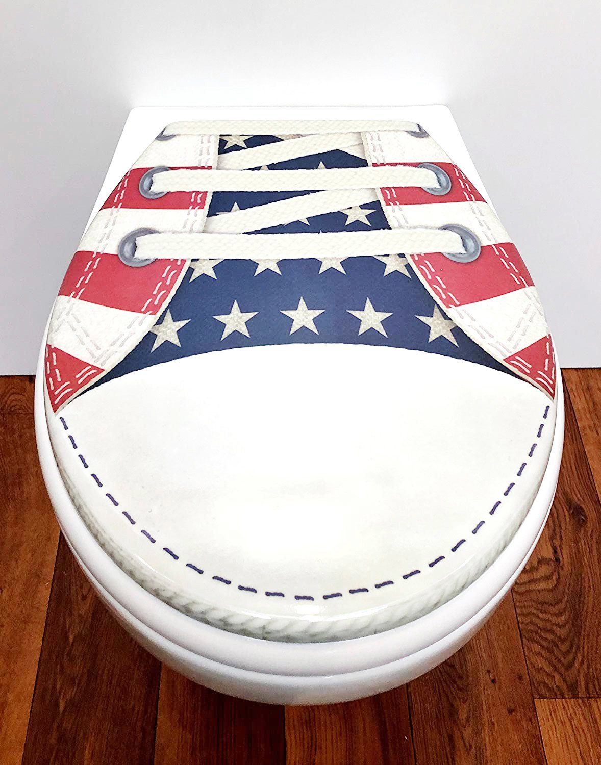 ADOB Toiletzitting Sneakers Soft-closemechanisme, voor het schoonmaken afneembaar