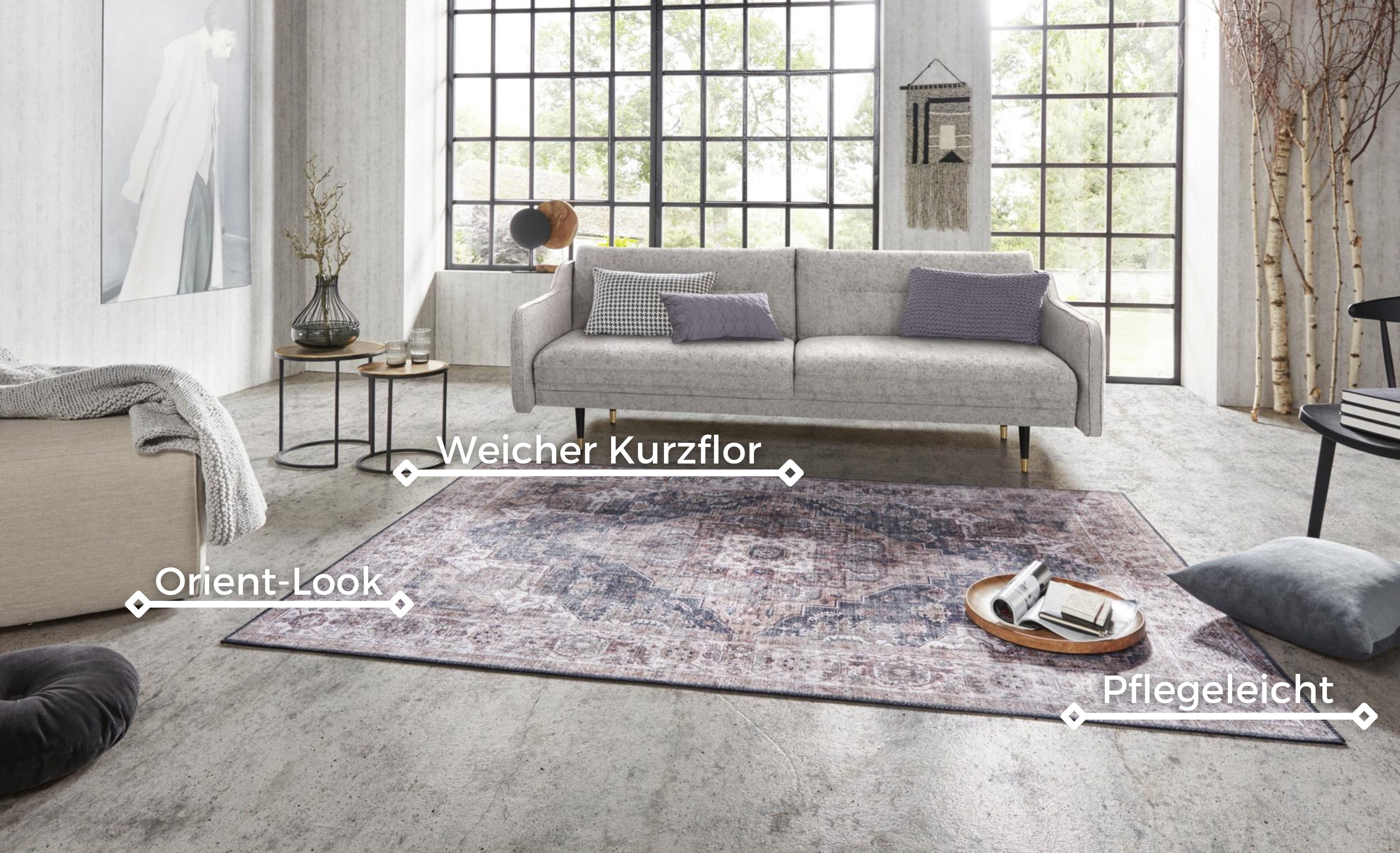 NORTHRUGS Vloerkleed Sylla Oosters, loper, vintage, woonkamer, slaapkamer, eetkamer