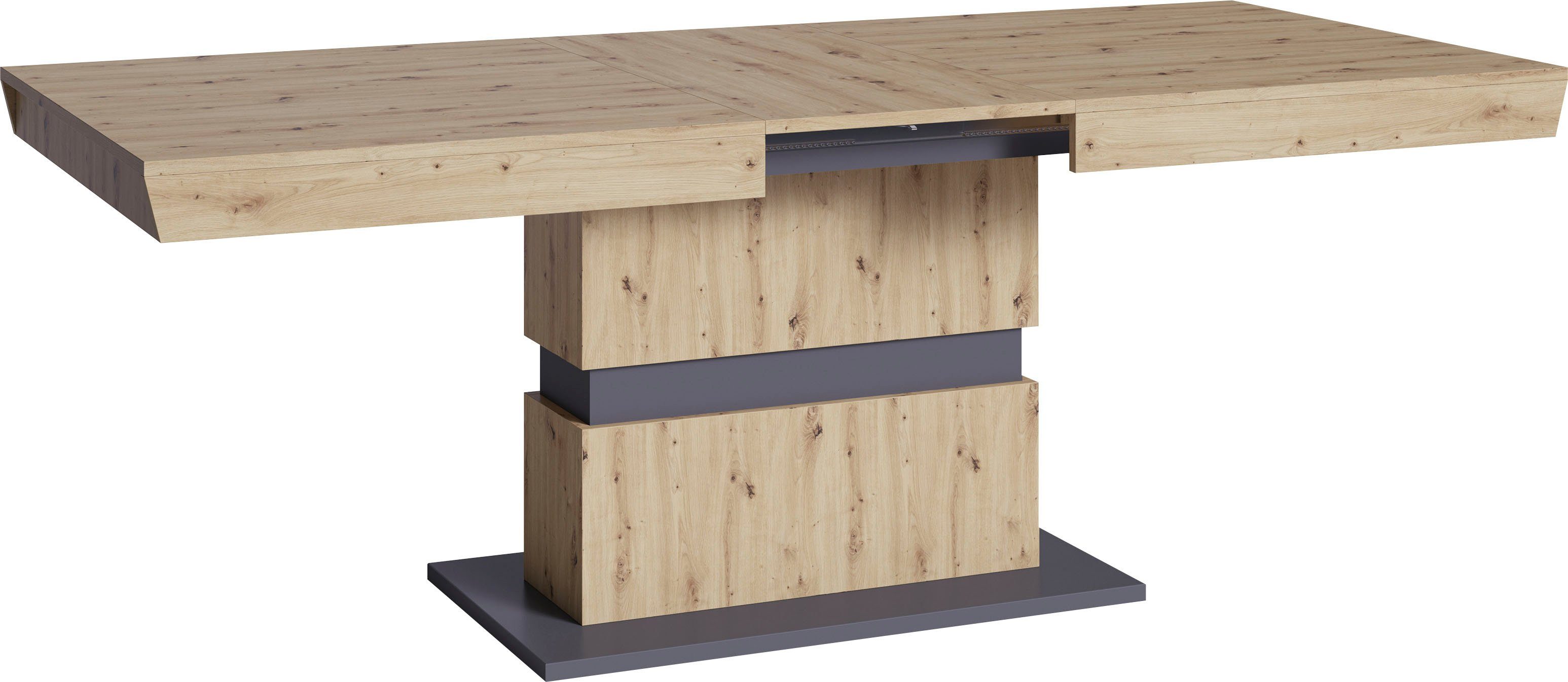 byLIVING Eettafel Matthew met uittrekfunctie, breedte 140-195 cm of 160-215 cm