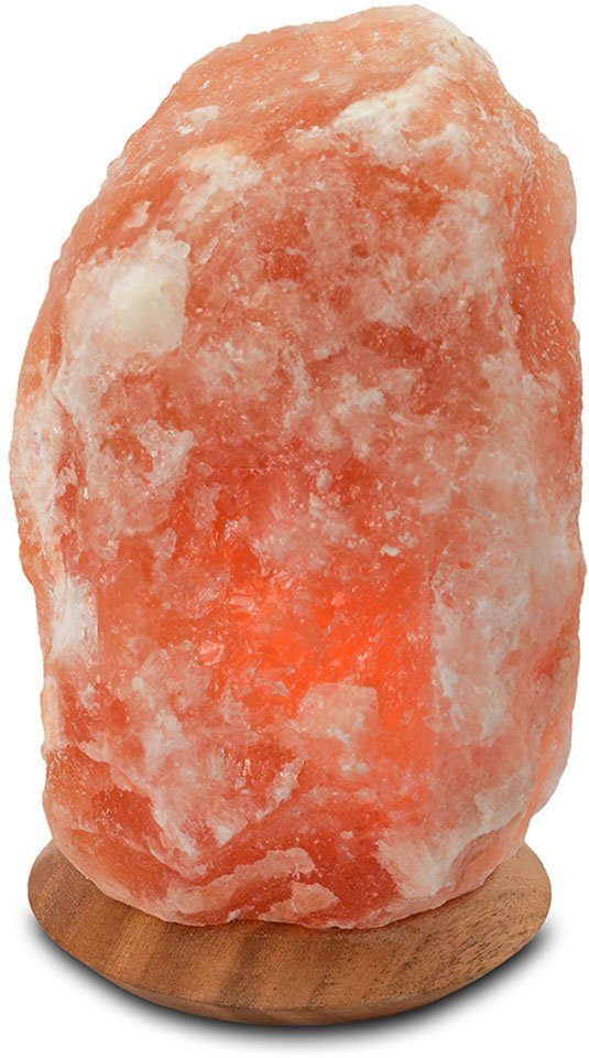 himalaya salt dreams zoutkristal-tafellamp rock (1 stuk) oranje