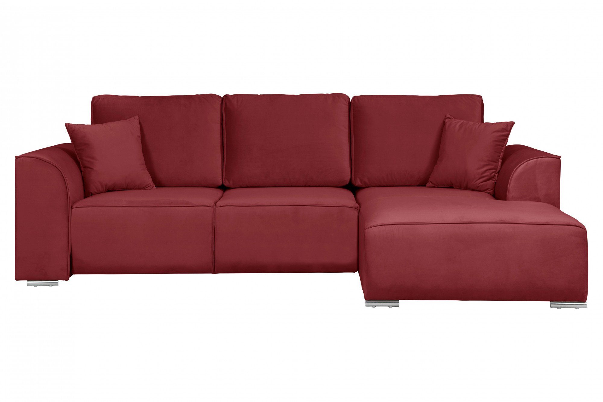 INOSIGN Hoekbank BEATRICE optionele slaapbank met bedlade, B/D/H: 265/170/86 cm