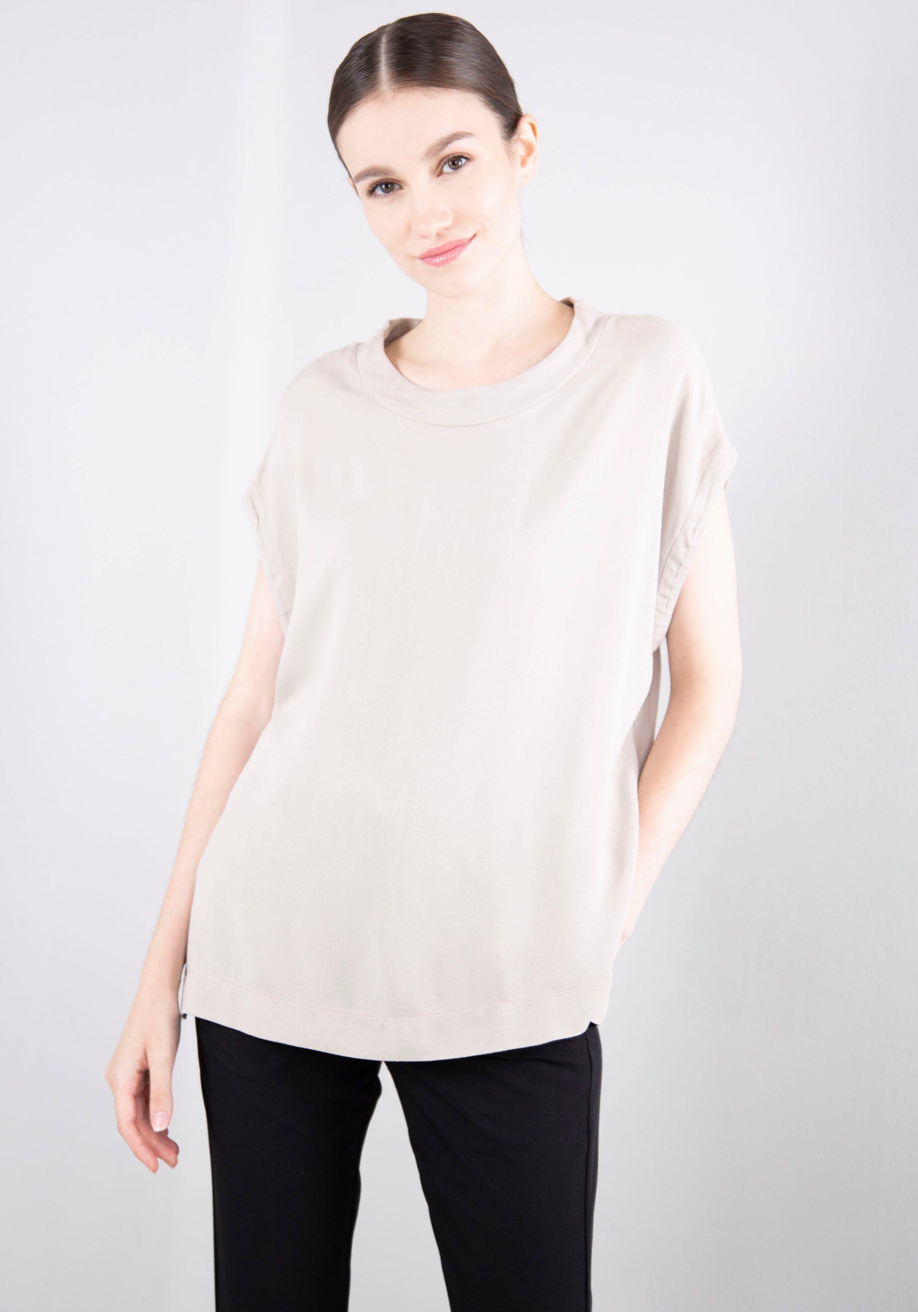IMPERIAL Shirt met staande kraag IMP-TJ39BBZ Oversized cut